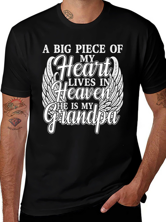 Grandpa Heaven Memorial T-Shirt