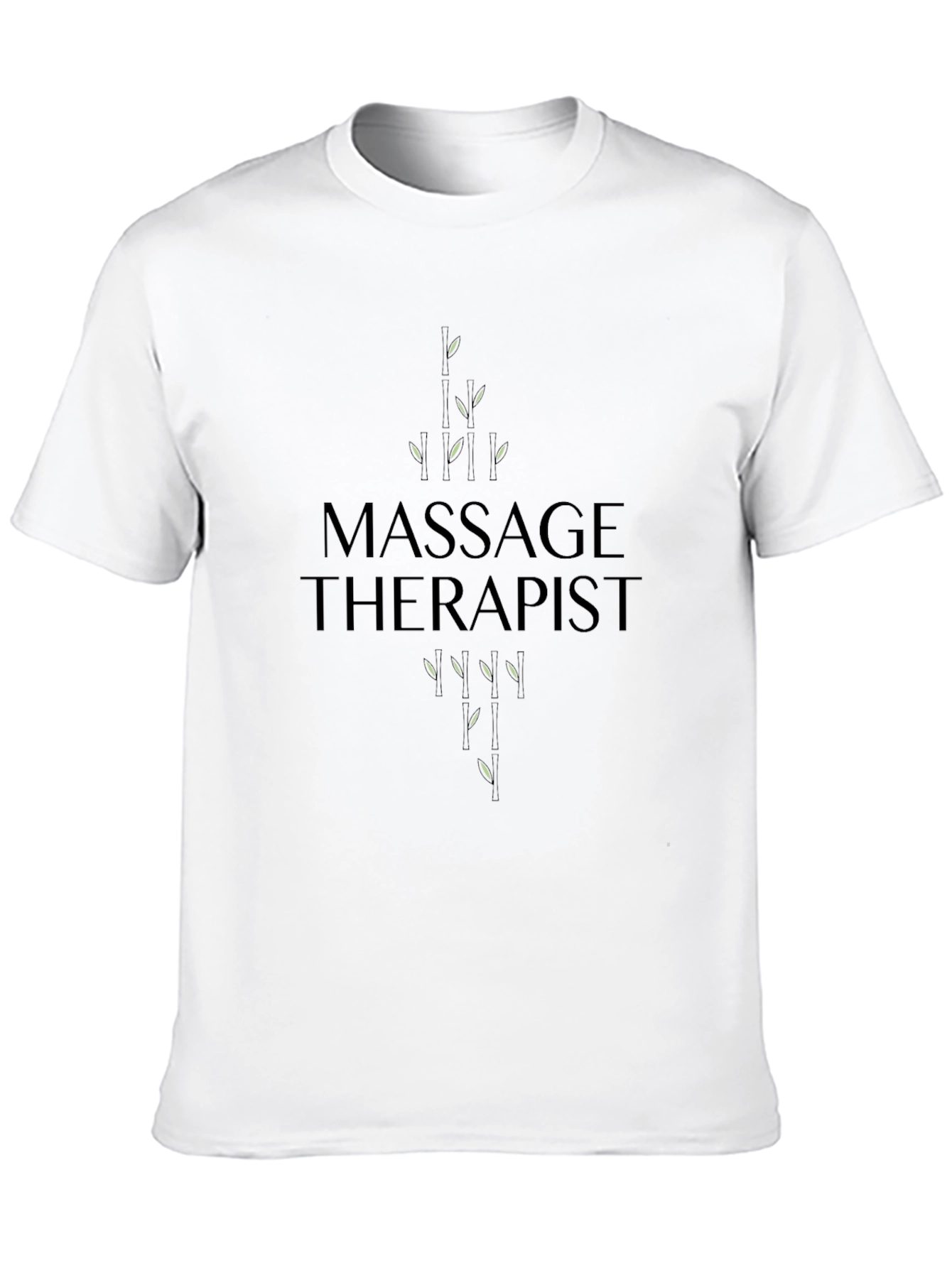 Massage Therapist Bamboo Design T-Shirt