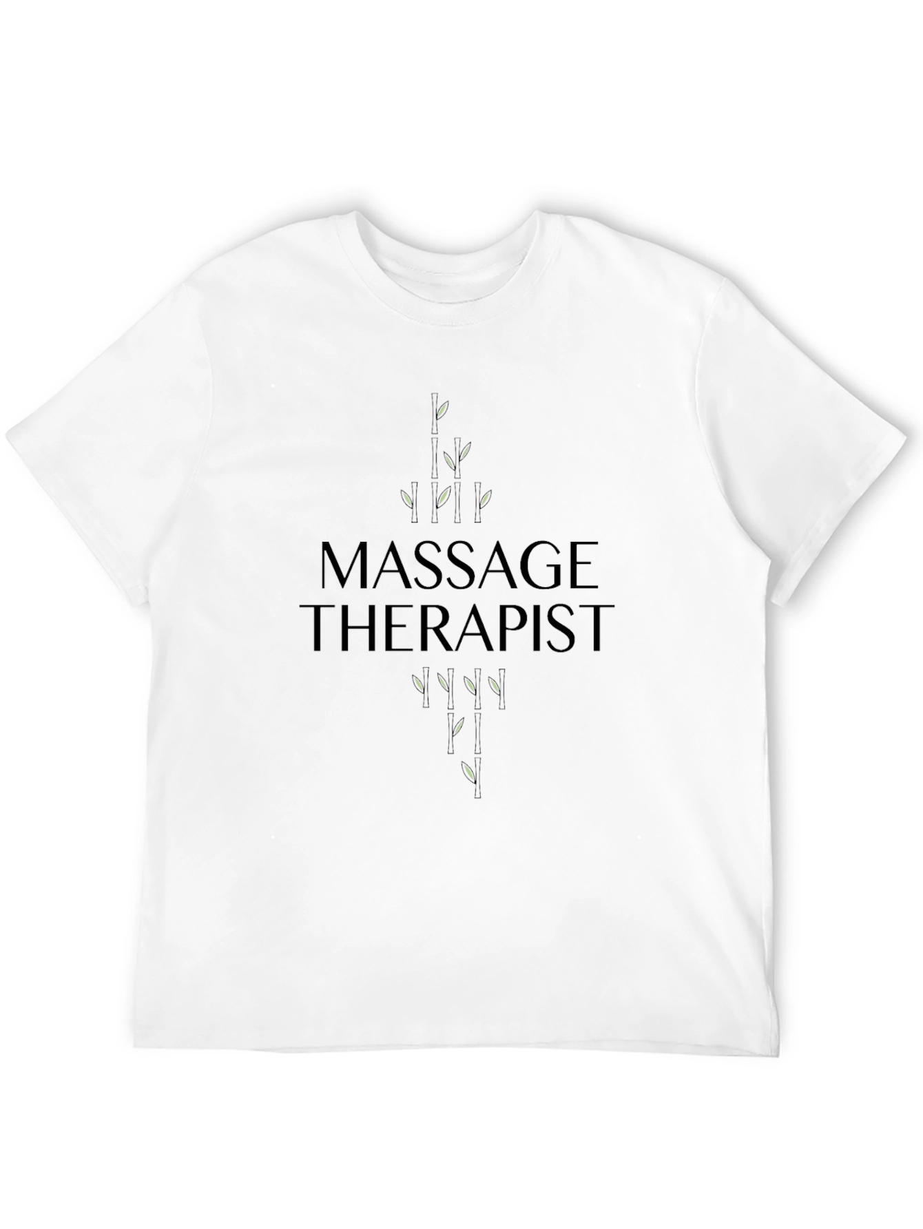 Massage Therapist Bamboo Design T-Shirt