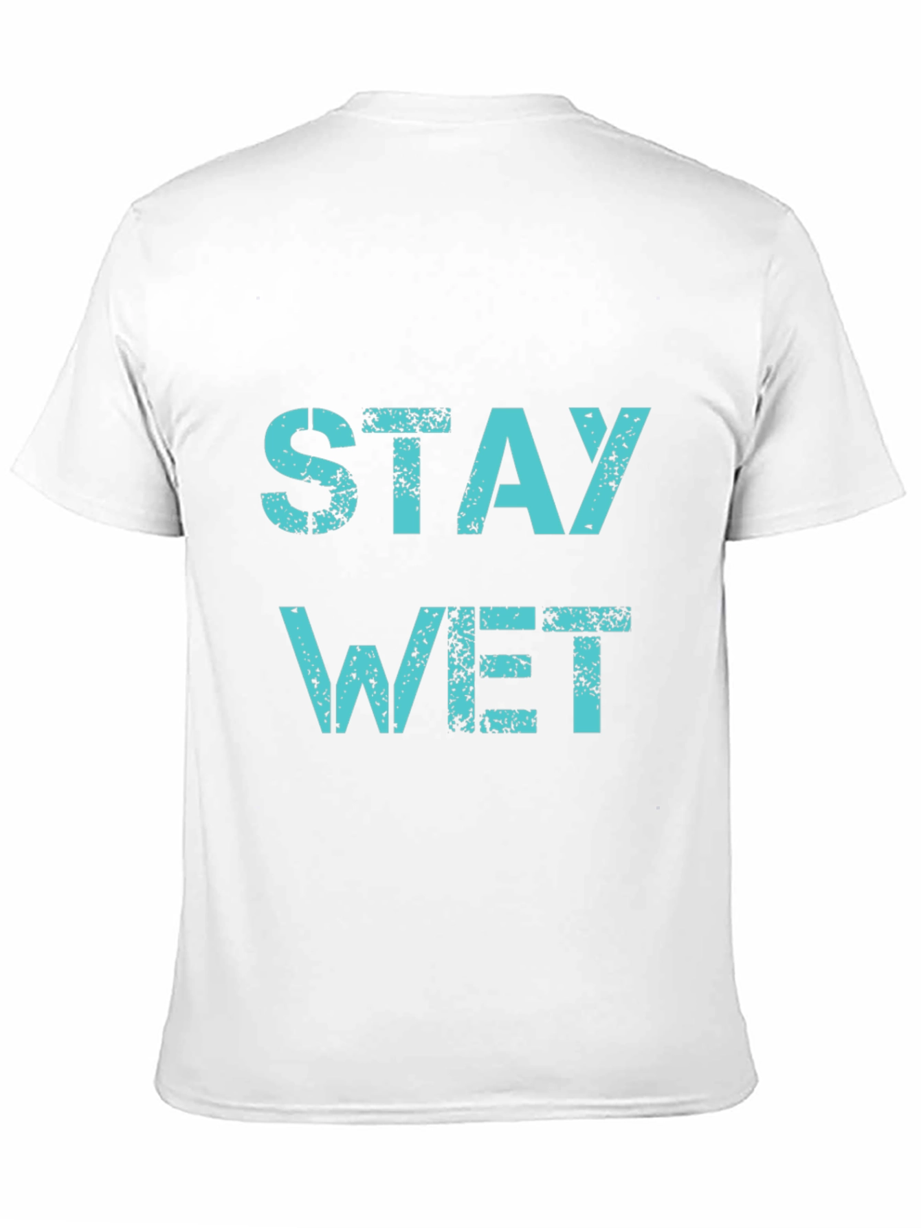 Stay Wet Black T-Shirt - Bold Graphic Tee
