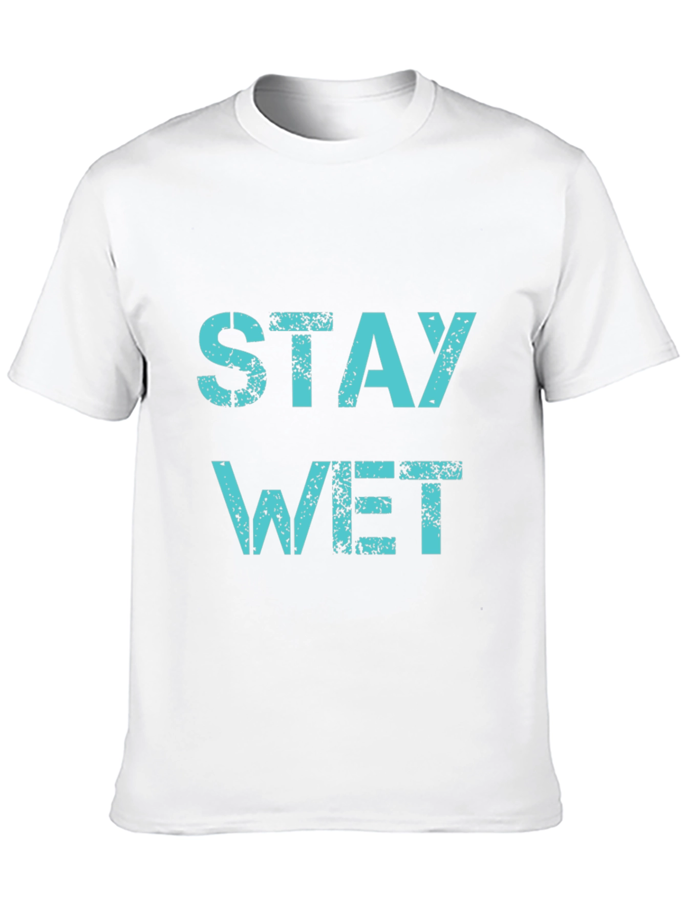 Stay Wet Black T-Shirt - Bold Graphic Tee