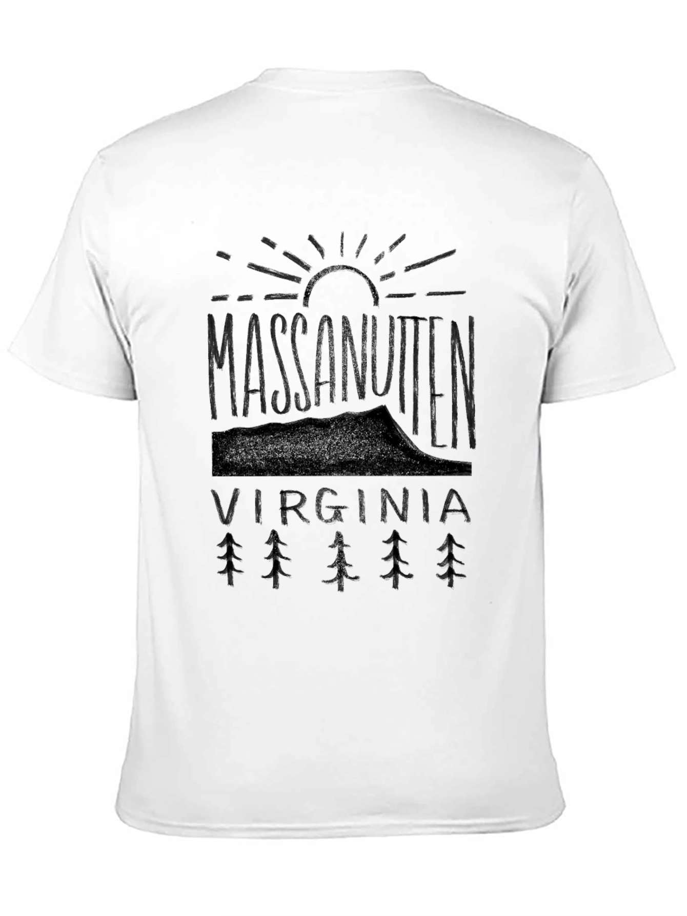 Massenutten Virginia Graphic Tee - Black