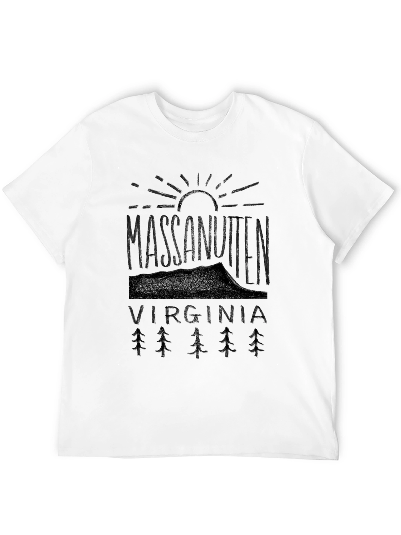 Massenutten Virginia Graphic Tee - Black