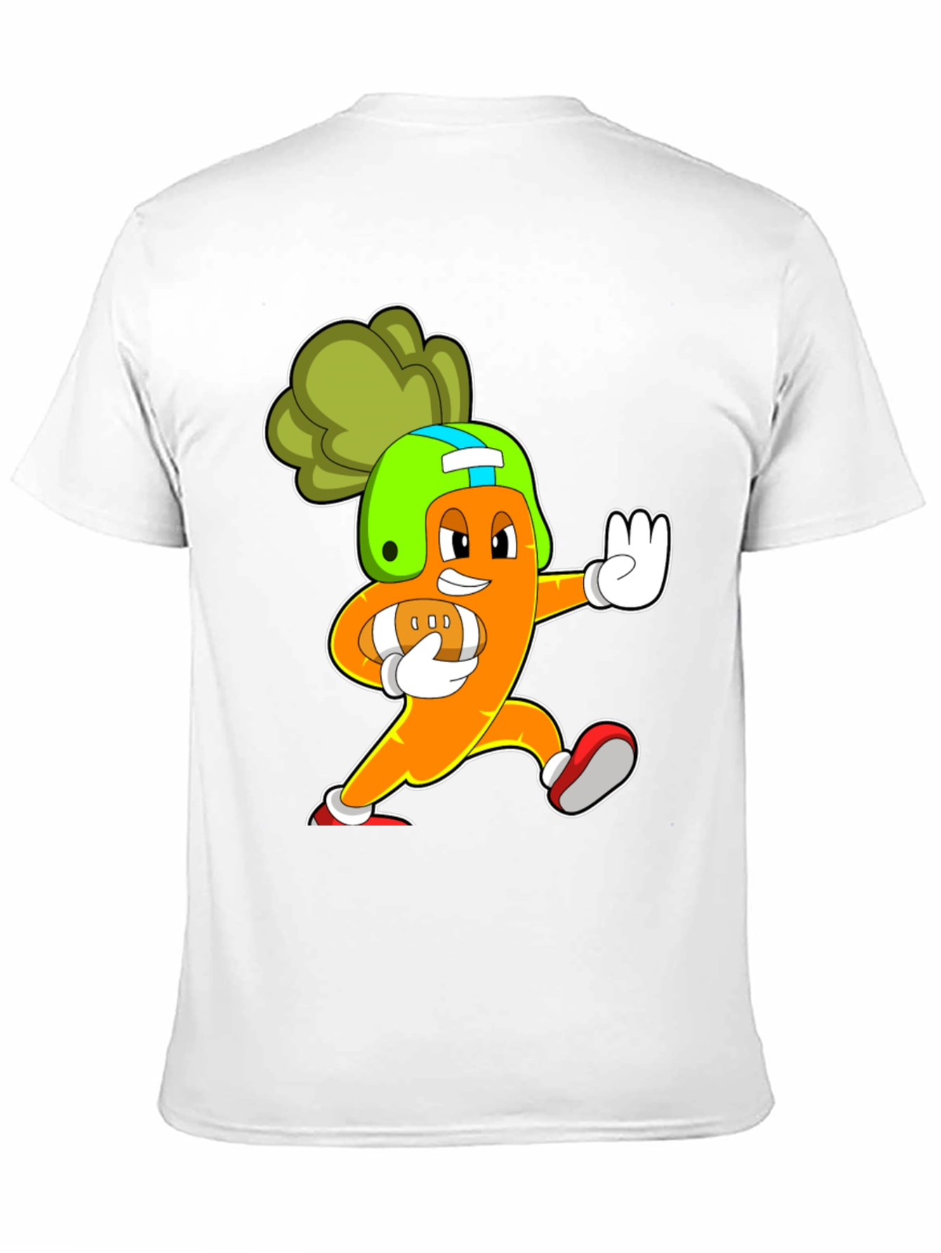 Carrot Football Player T-Shirt - Sports Humor
