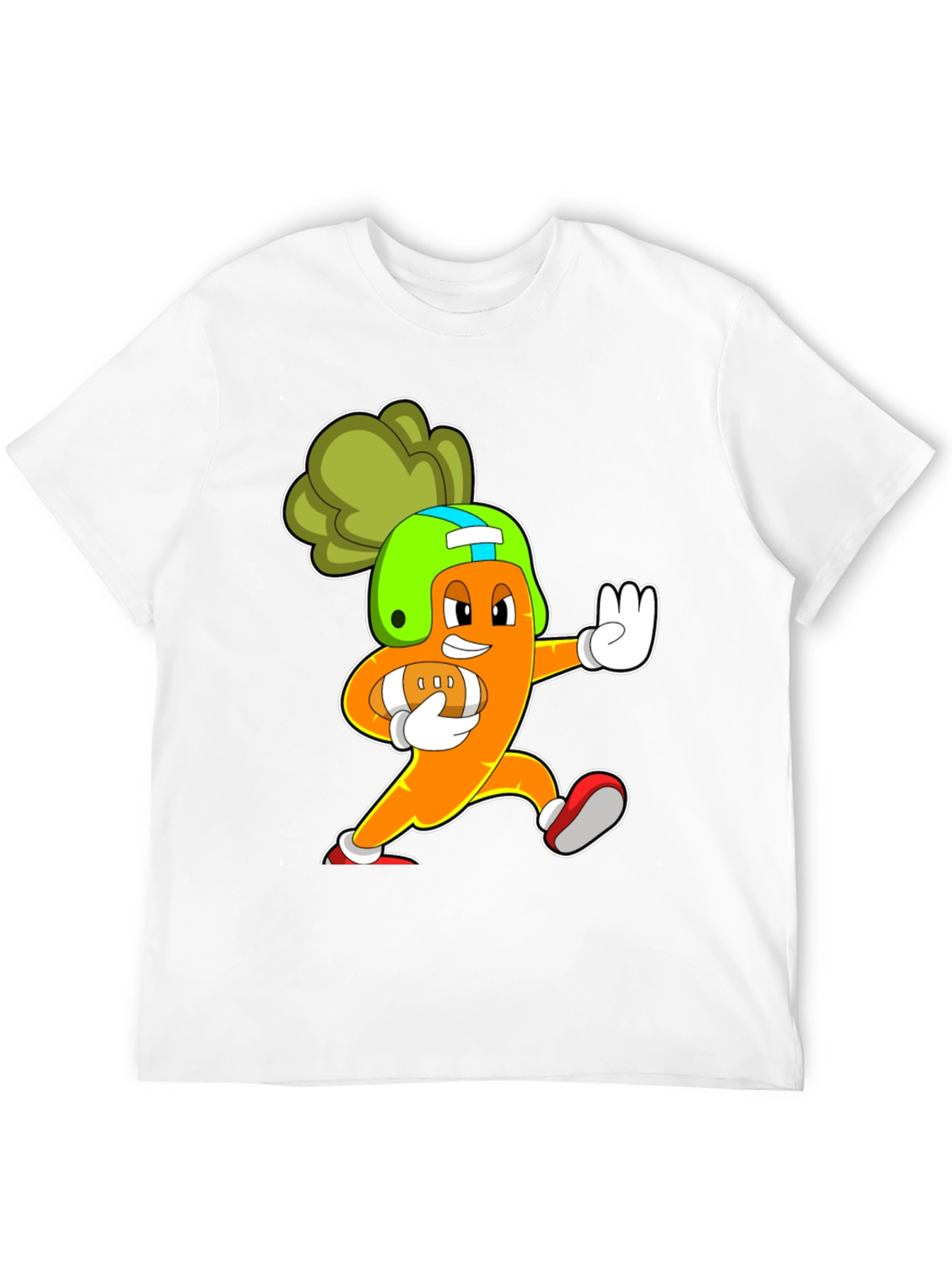 Carrot Football Player T-Shirt - Sports Humor