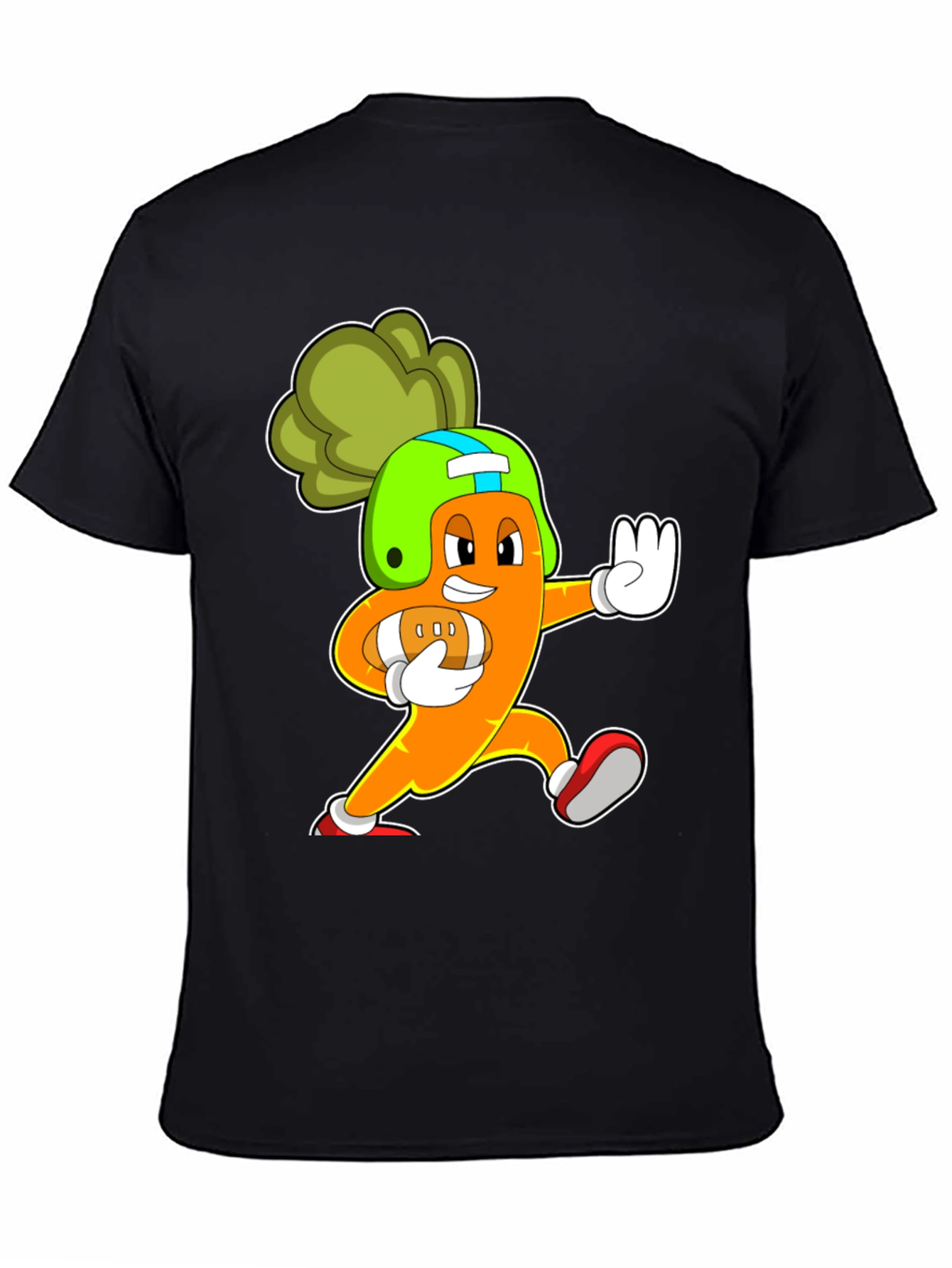 Carrot Football Player T-Shirt - Sports Humor
