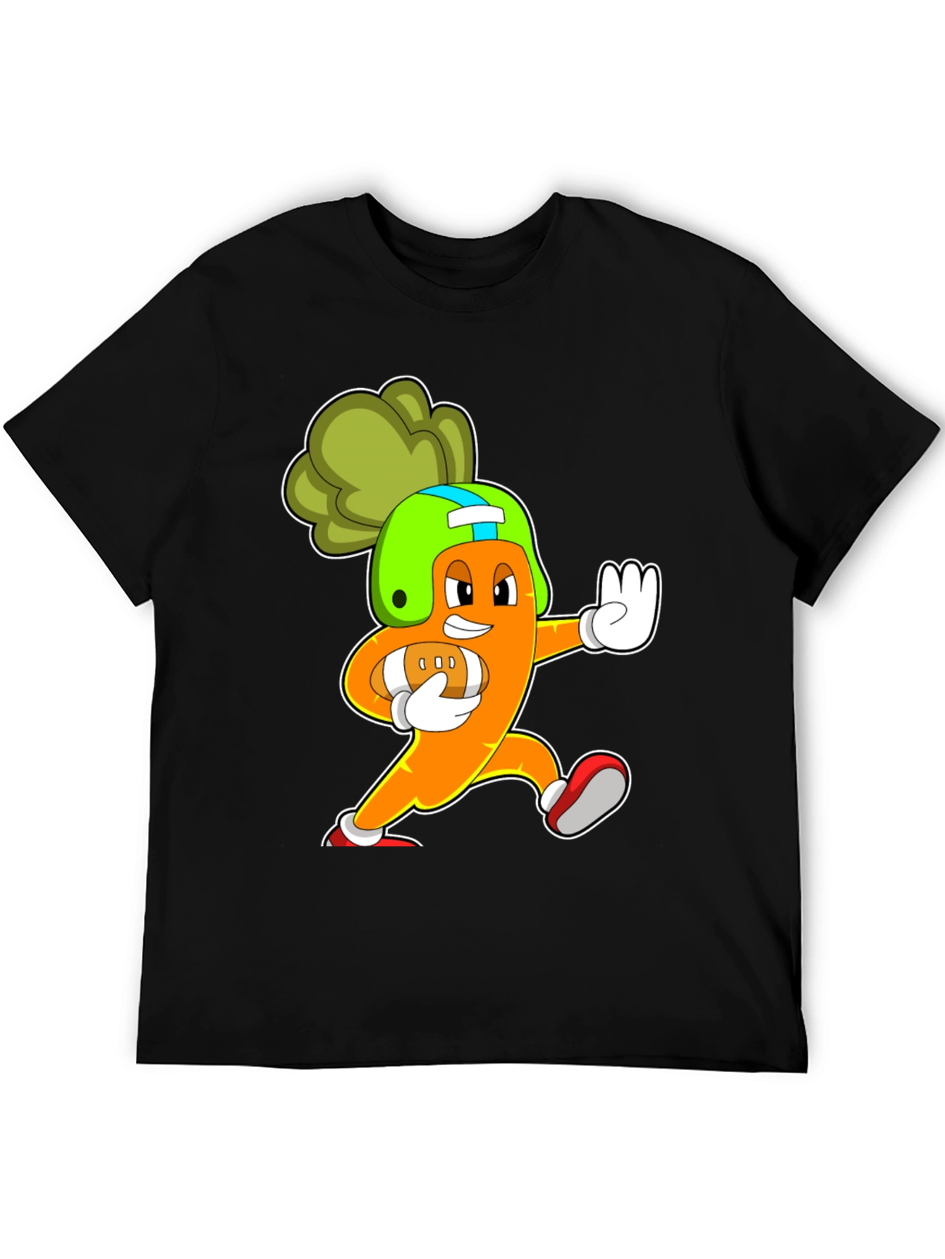 Carrot Football Player T-Shirt - Sports Humor
