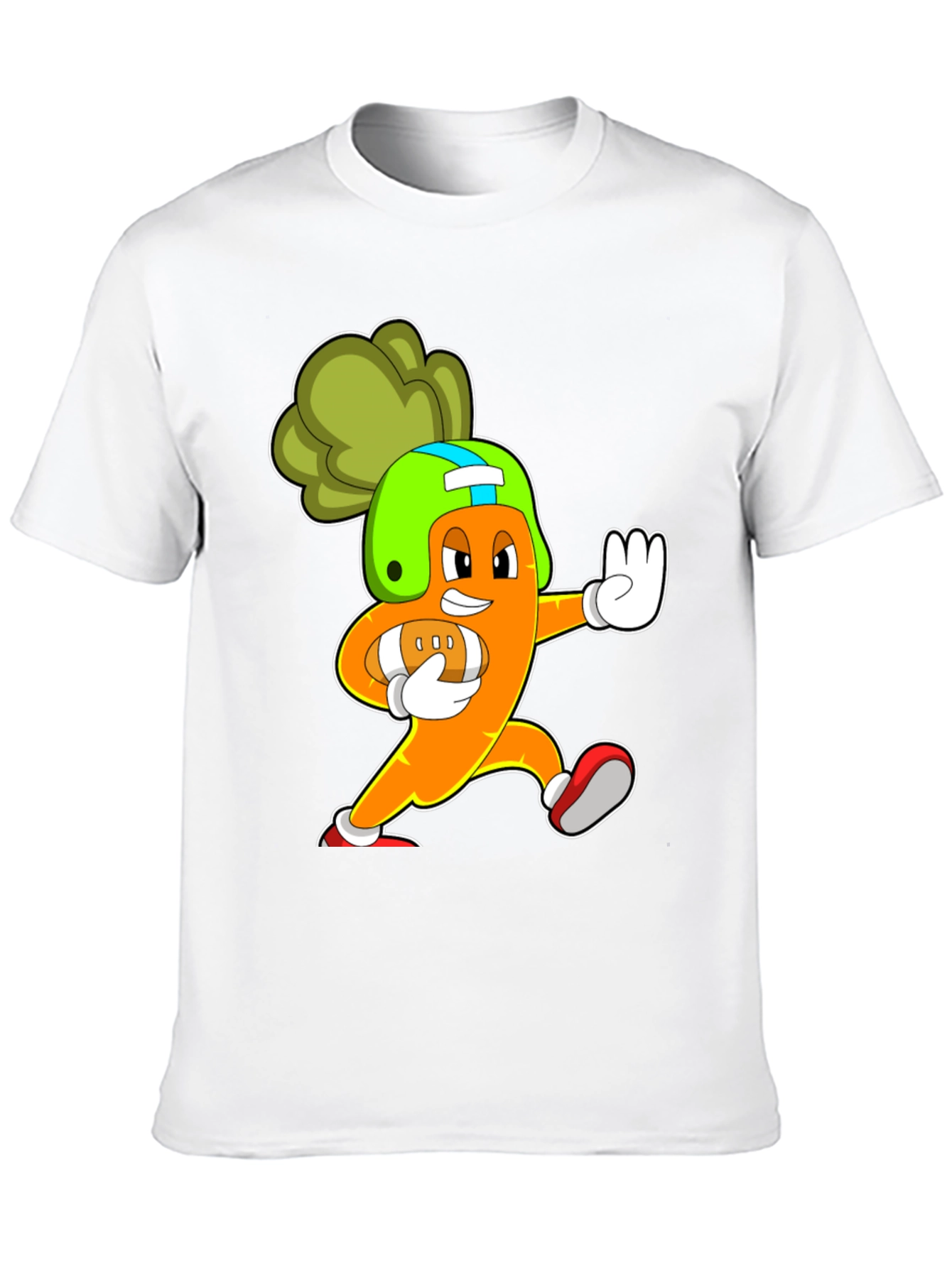 Carrot Football Player T-Shirt - Sports Humor