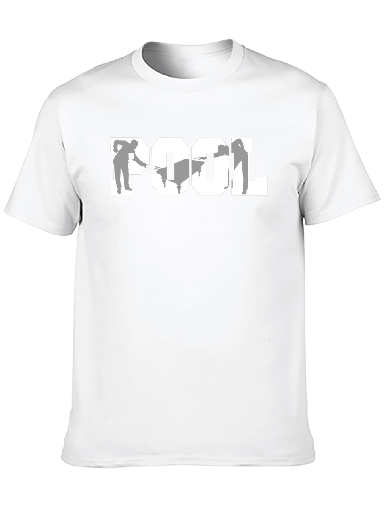Pool Player Graphic Tee - Stylish Black T-Shirt
