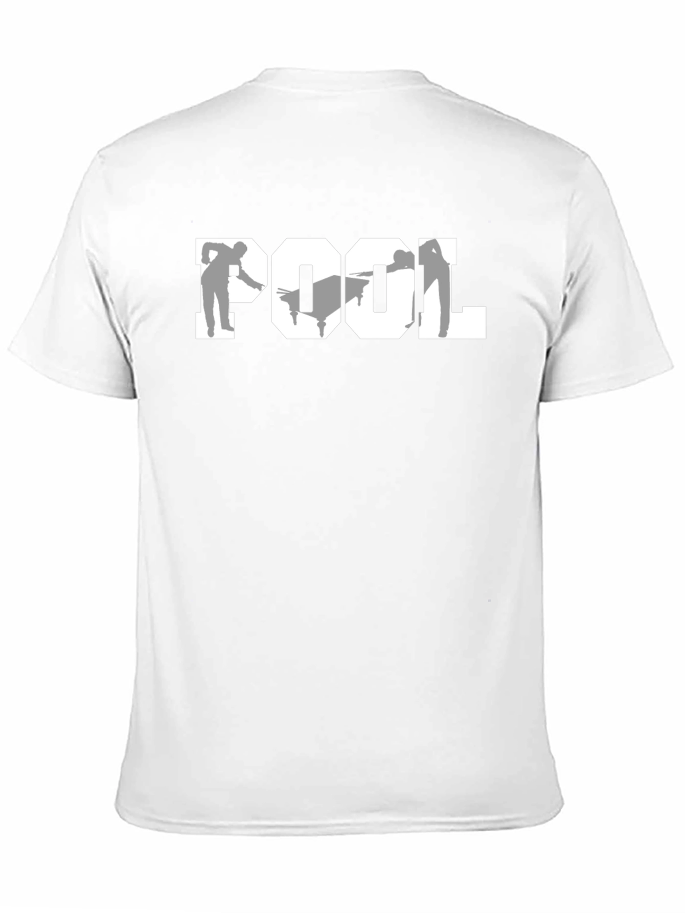 Pool Player Graphic Tee - Stylish Black T-Shirt