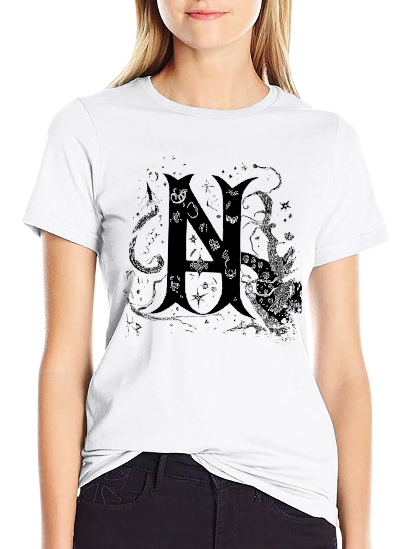 Mystical M Graphic Black T-Shirt