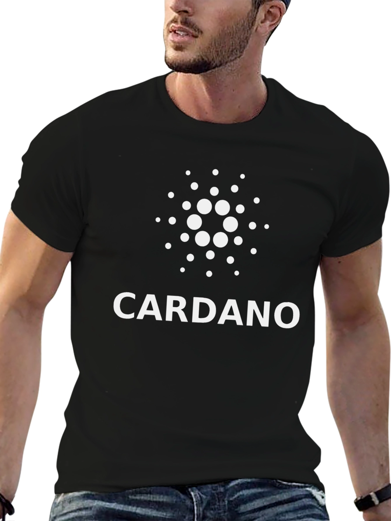 Cardano Crypto Black T-Shirt | ADA Cryptocurrency Tee