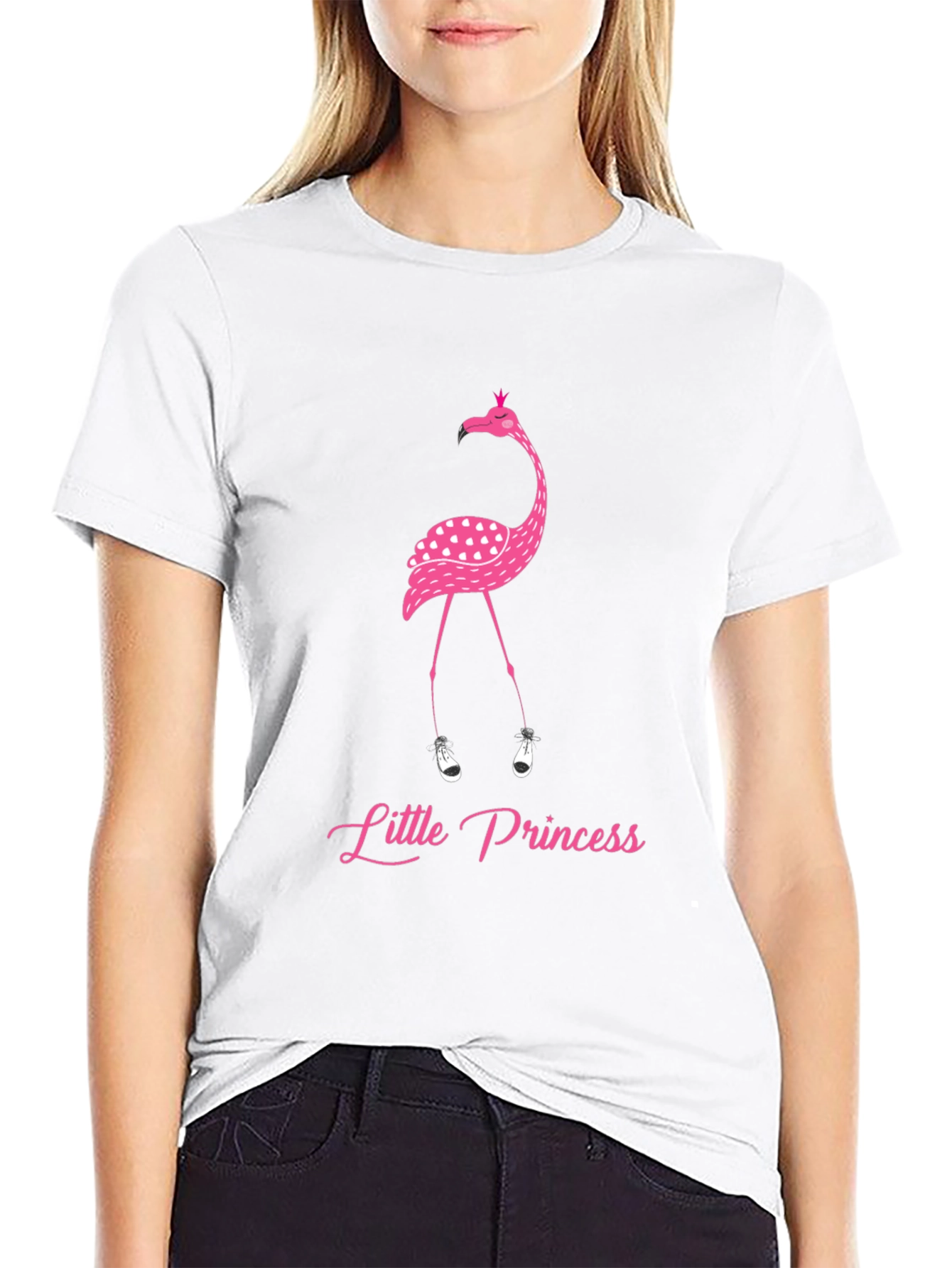 Flamingo Princess Graphic T-Shirt