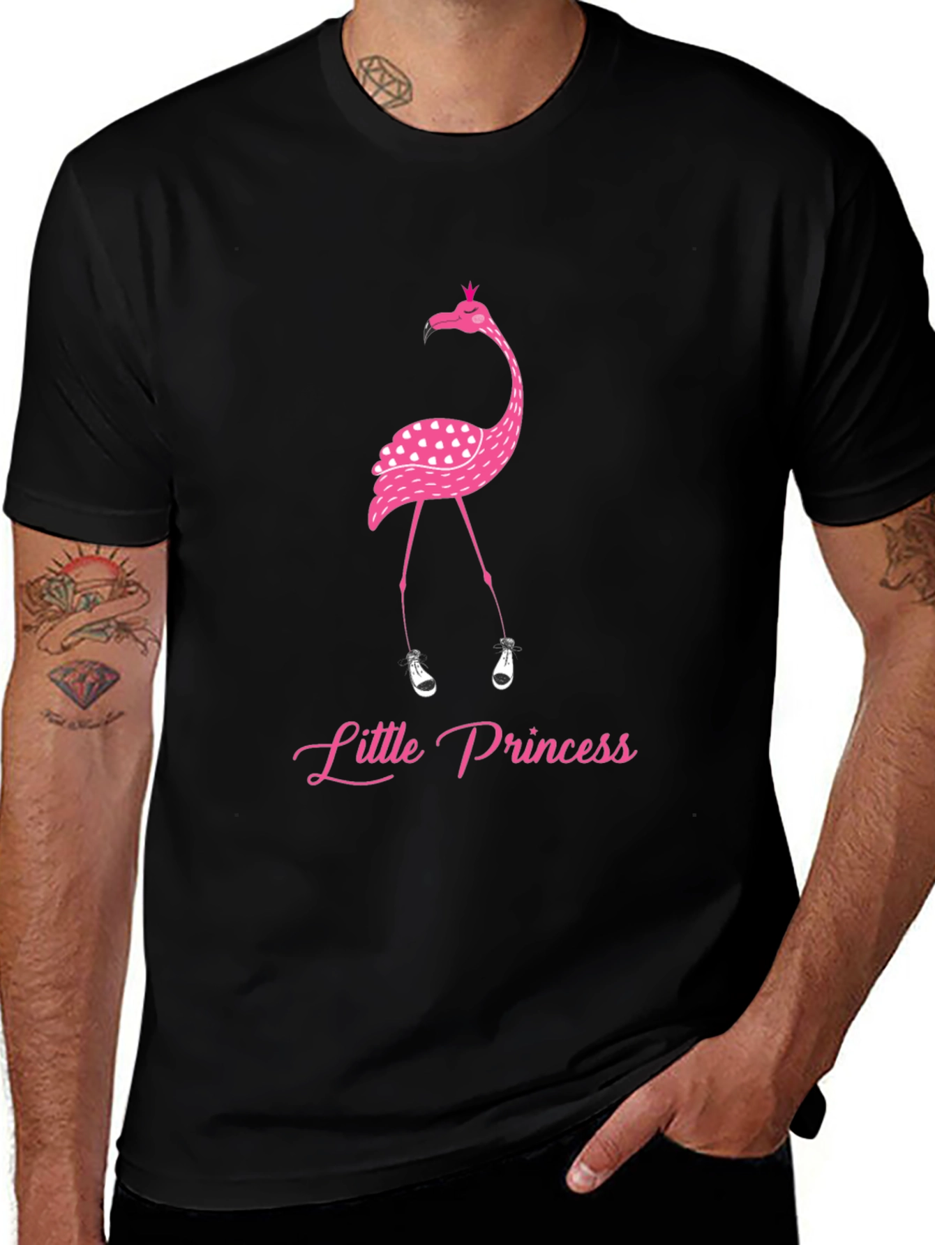 Flamingo Princess Graphic T-Shirt
