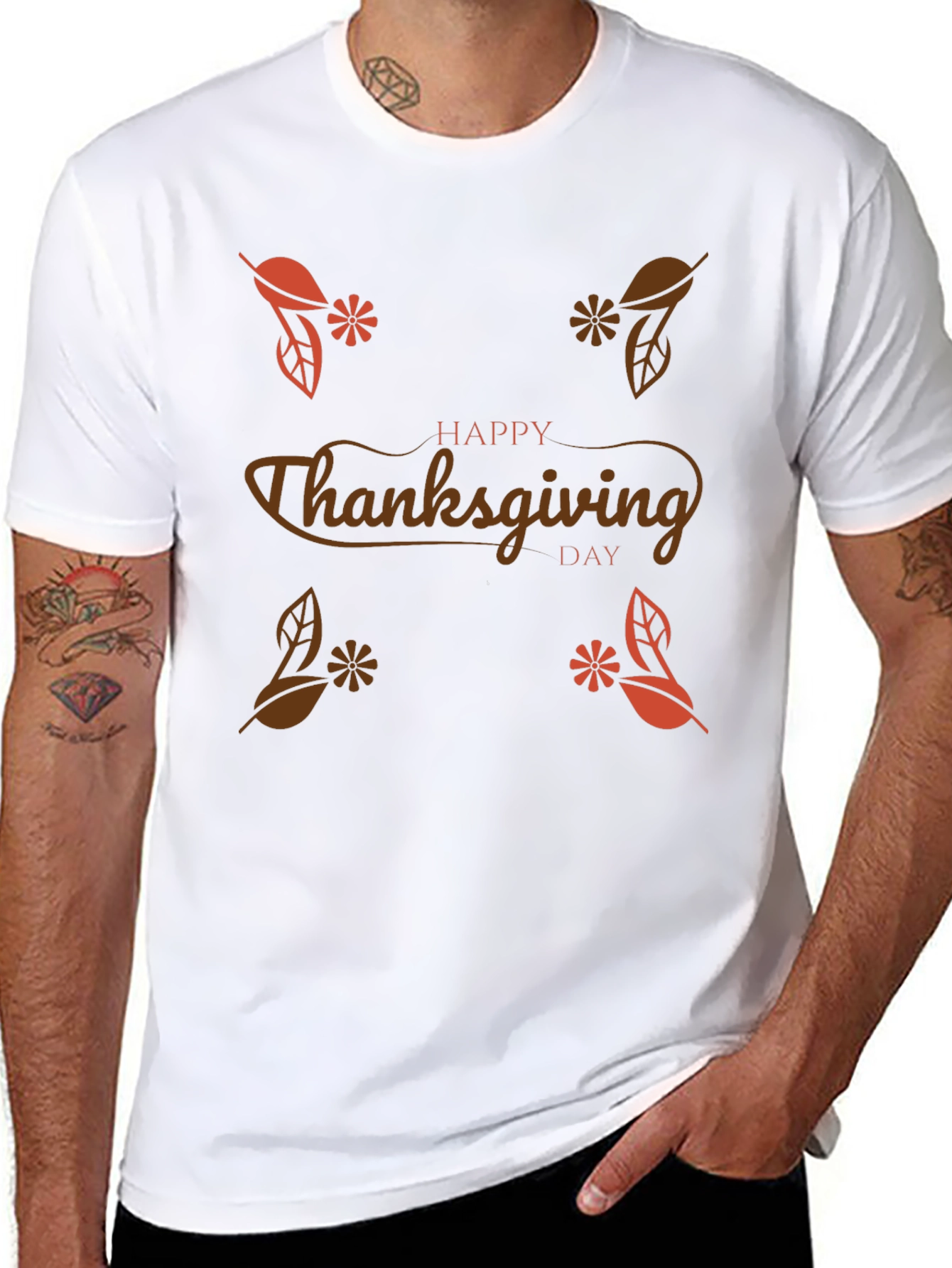 Thanksgiving Day Graphic Tee - Holiday Celebration Shirt