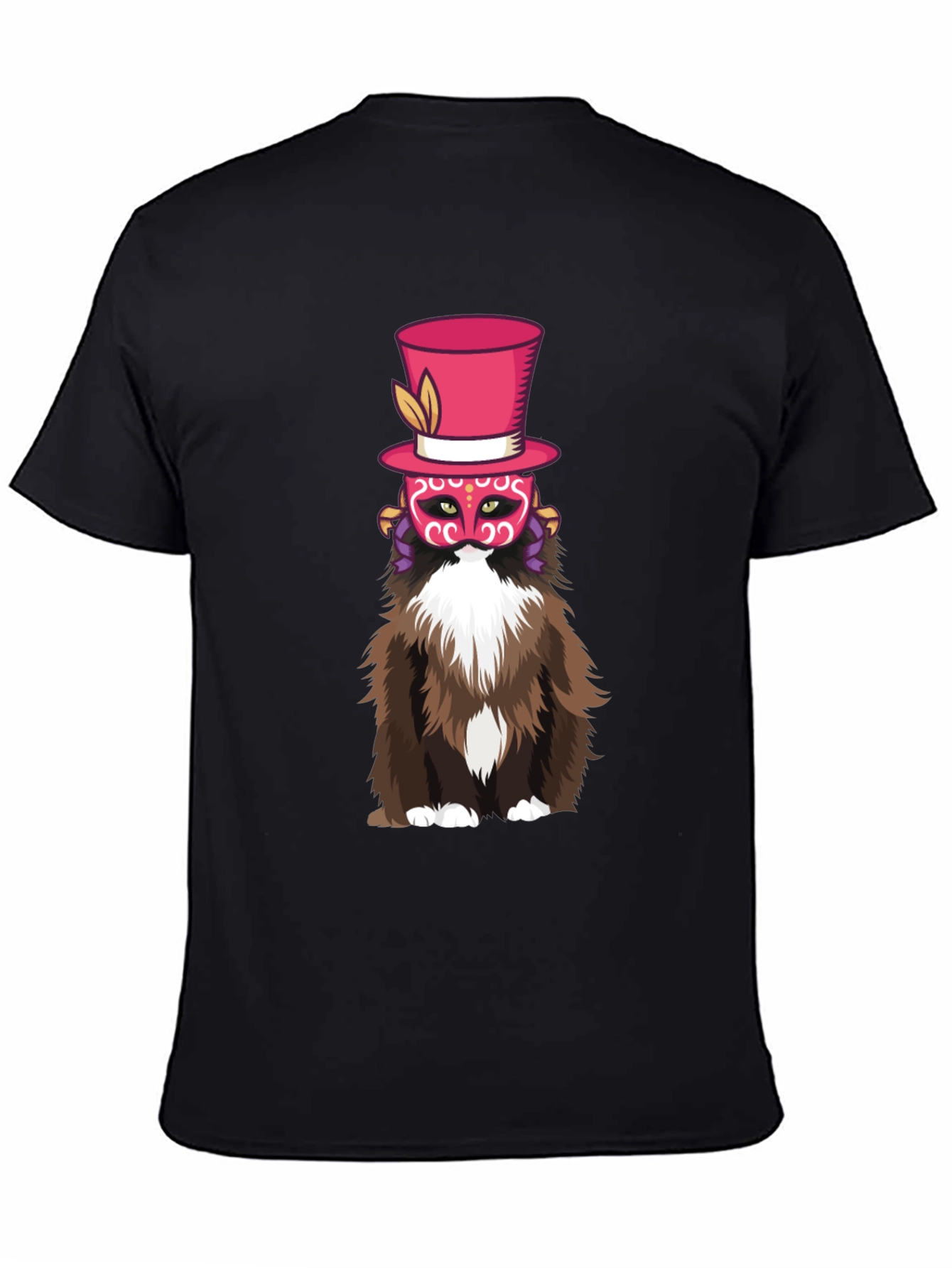 Top Hat Cat Graphic Tee