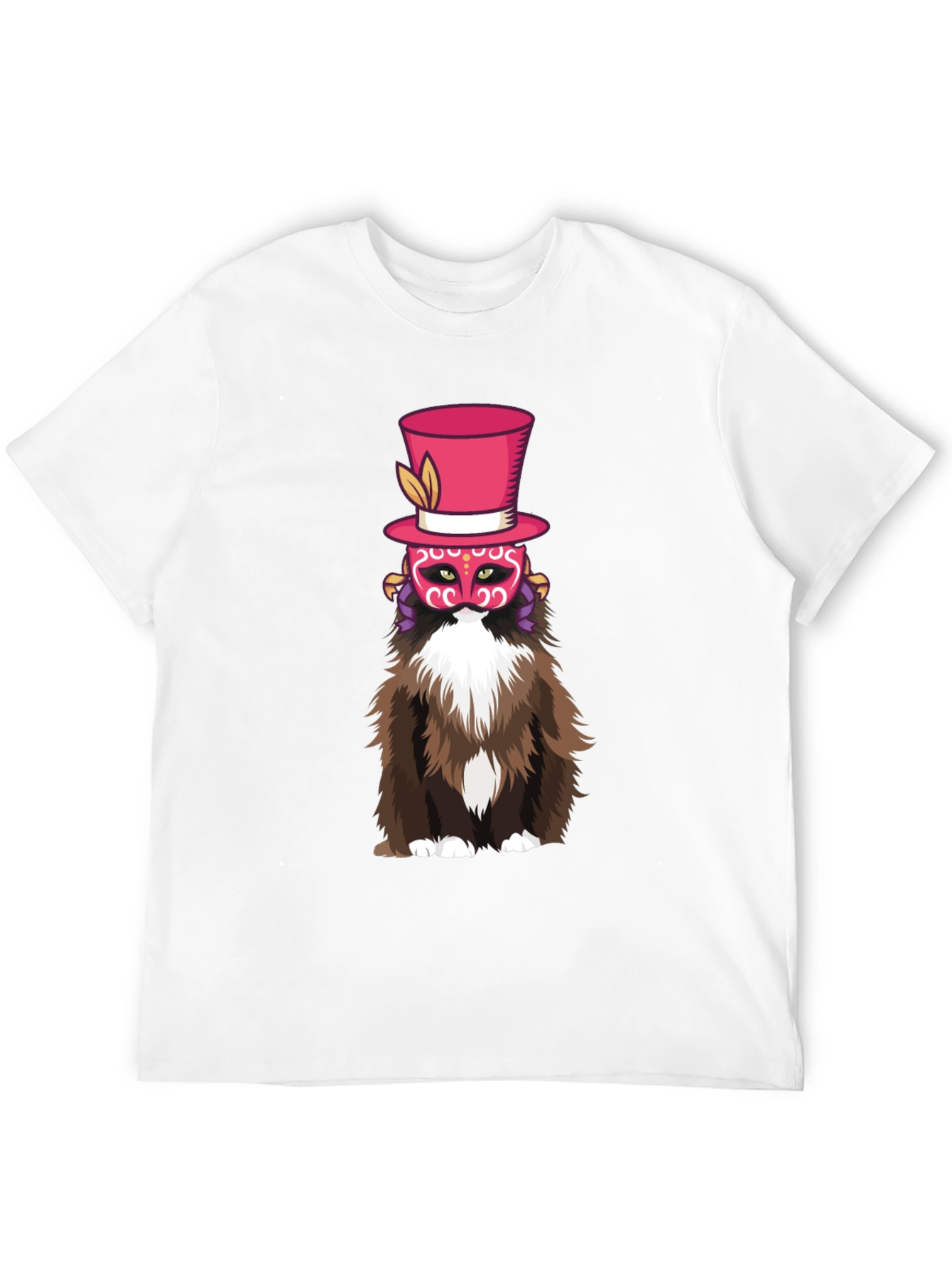 Top Hat Cat Graphic Tee