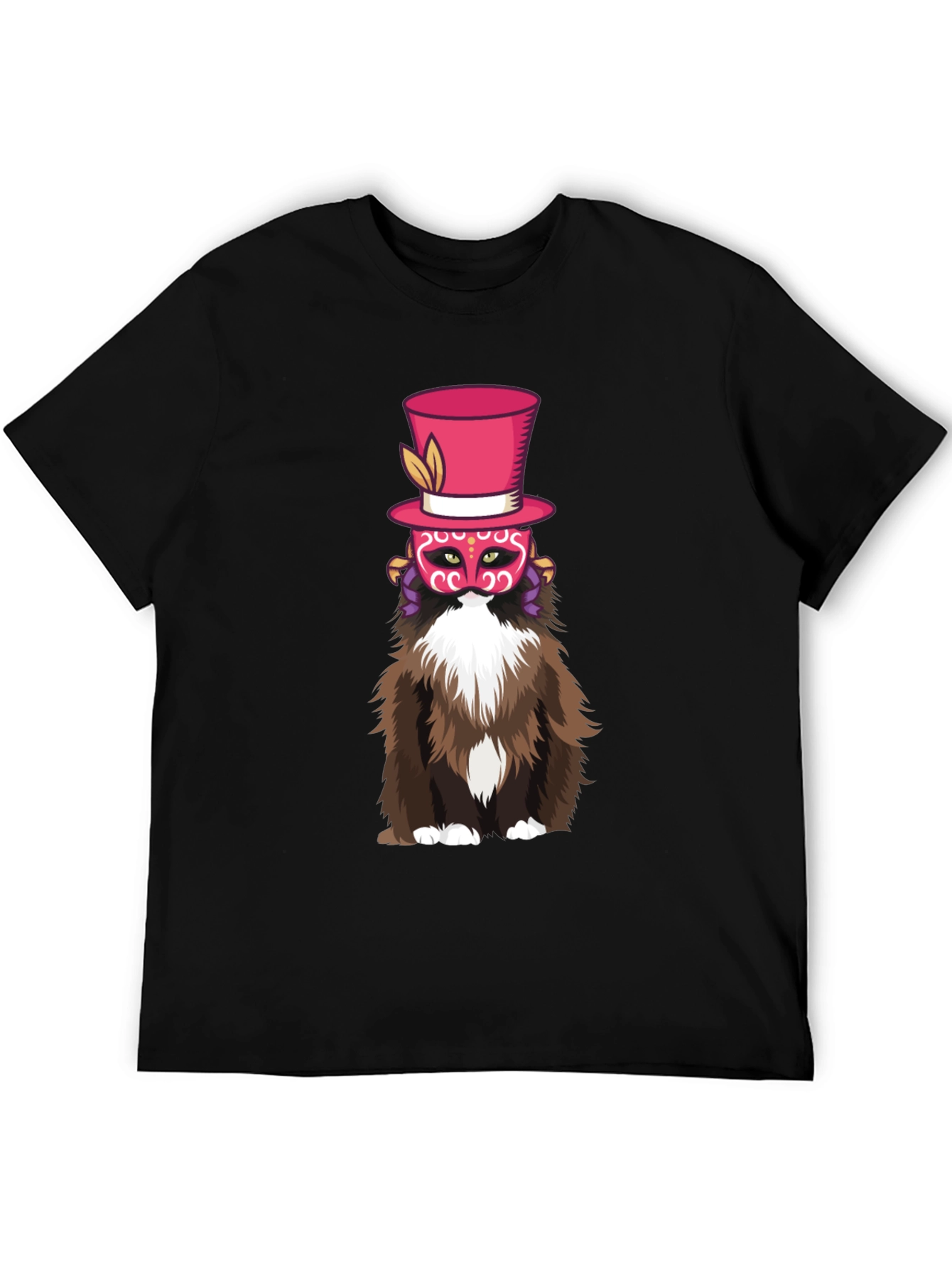 Top Hat Cat Graphic Tee