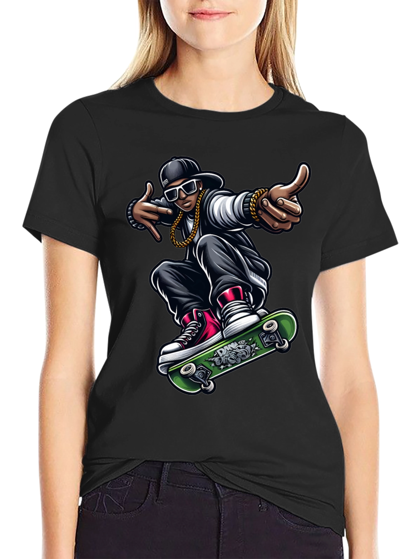 Skater T-Shirt - Cool Graphic Tee