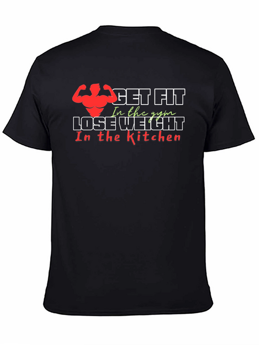 Get Fit T-Shirt - Gym & Kitchen Design