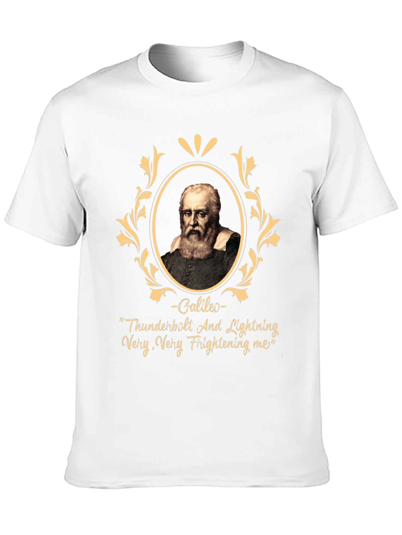 Galileo T-Shirt Thunderbolt and Lightning Funny Music Tee