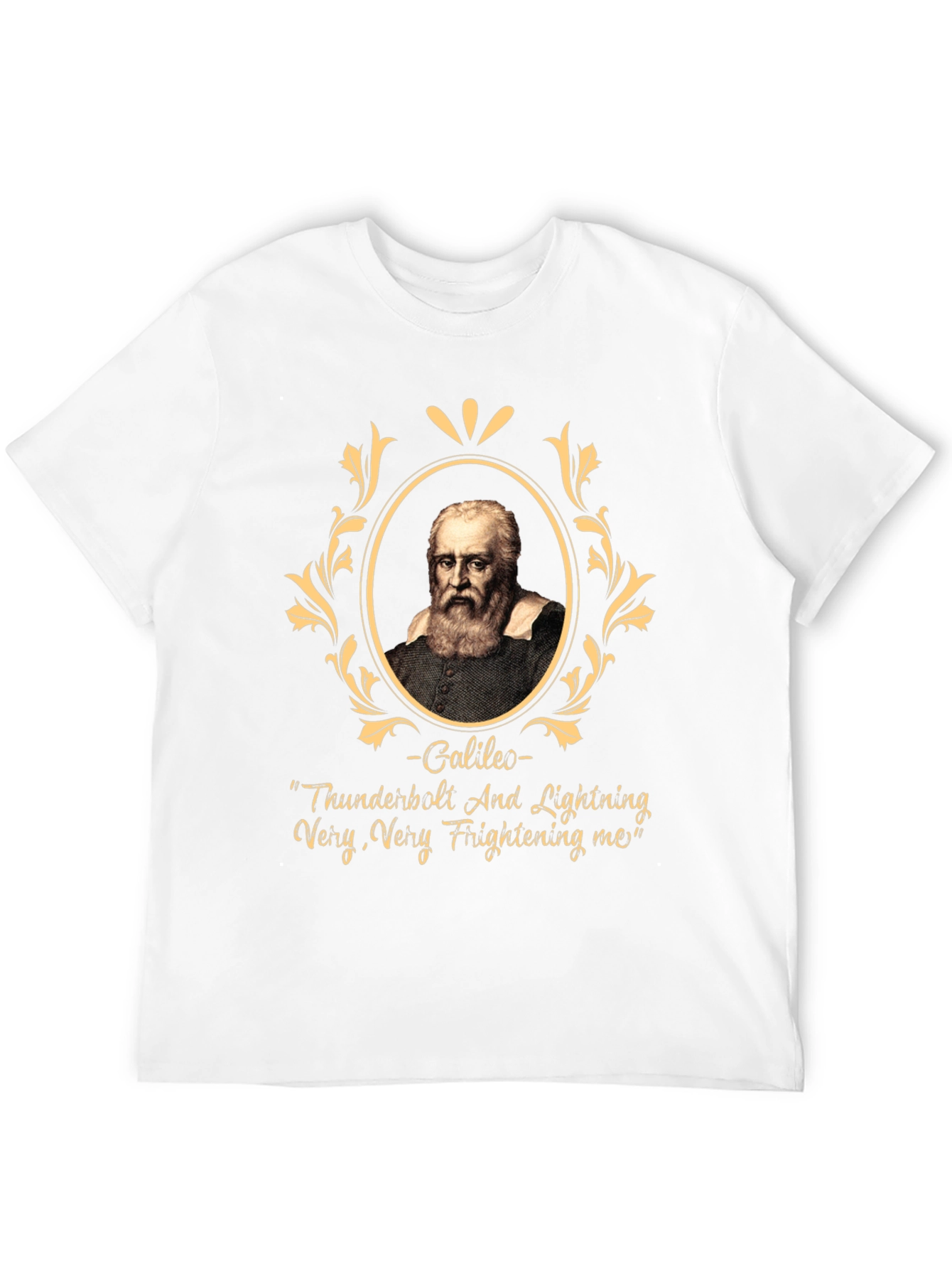 Galileo T-Shirt Thunderbolt and Lightning Funny Music Tee