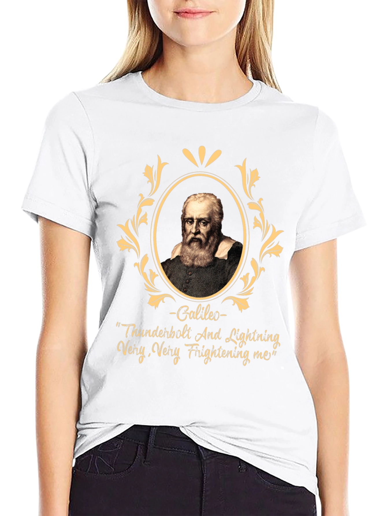 Galileo T-Shirt Thunderbolt and Lightning Funny Music Tee