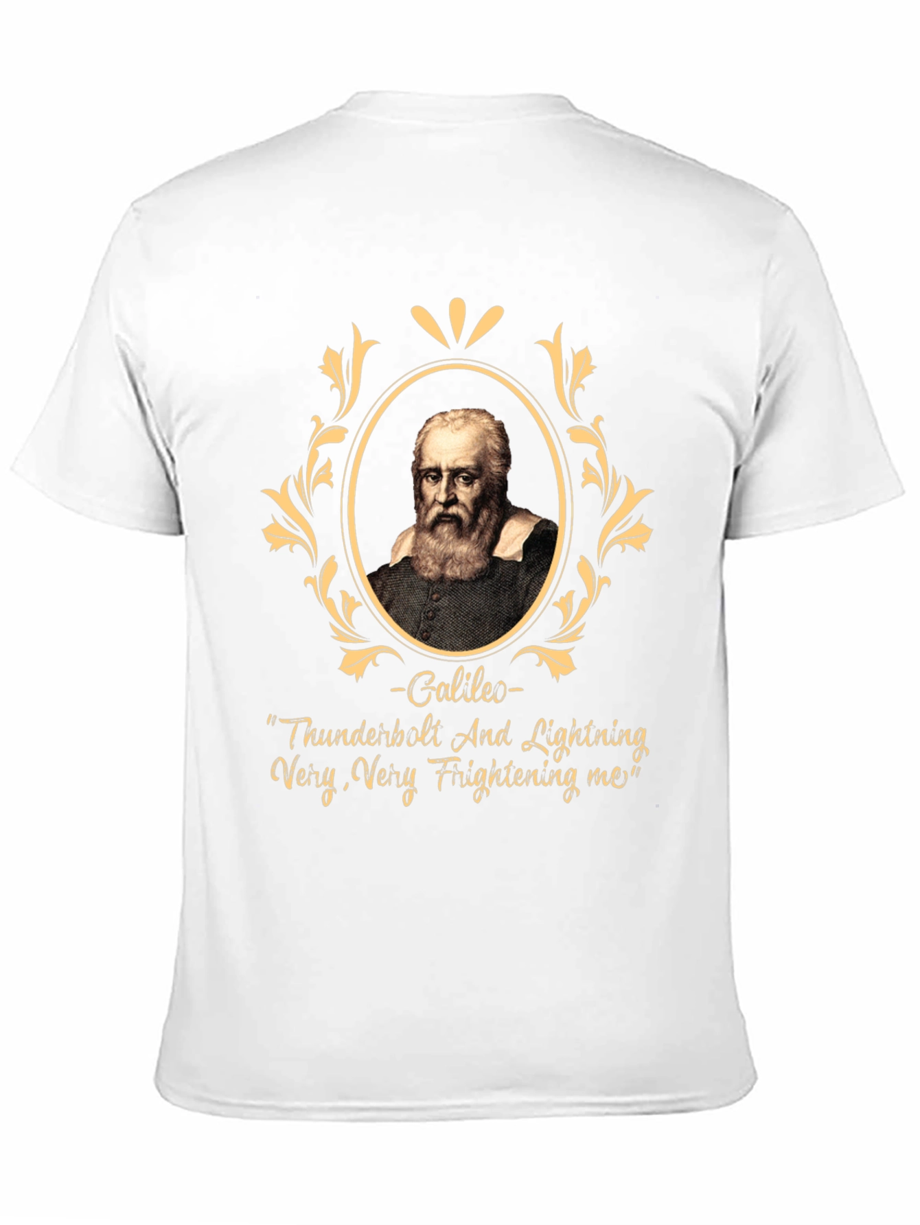 Galileo T-Shirt Thunderbolt and Lightning Funny Music Tee