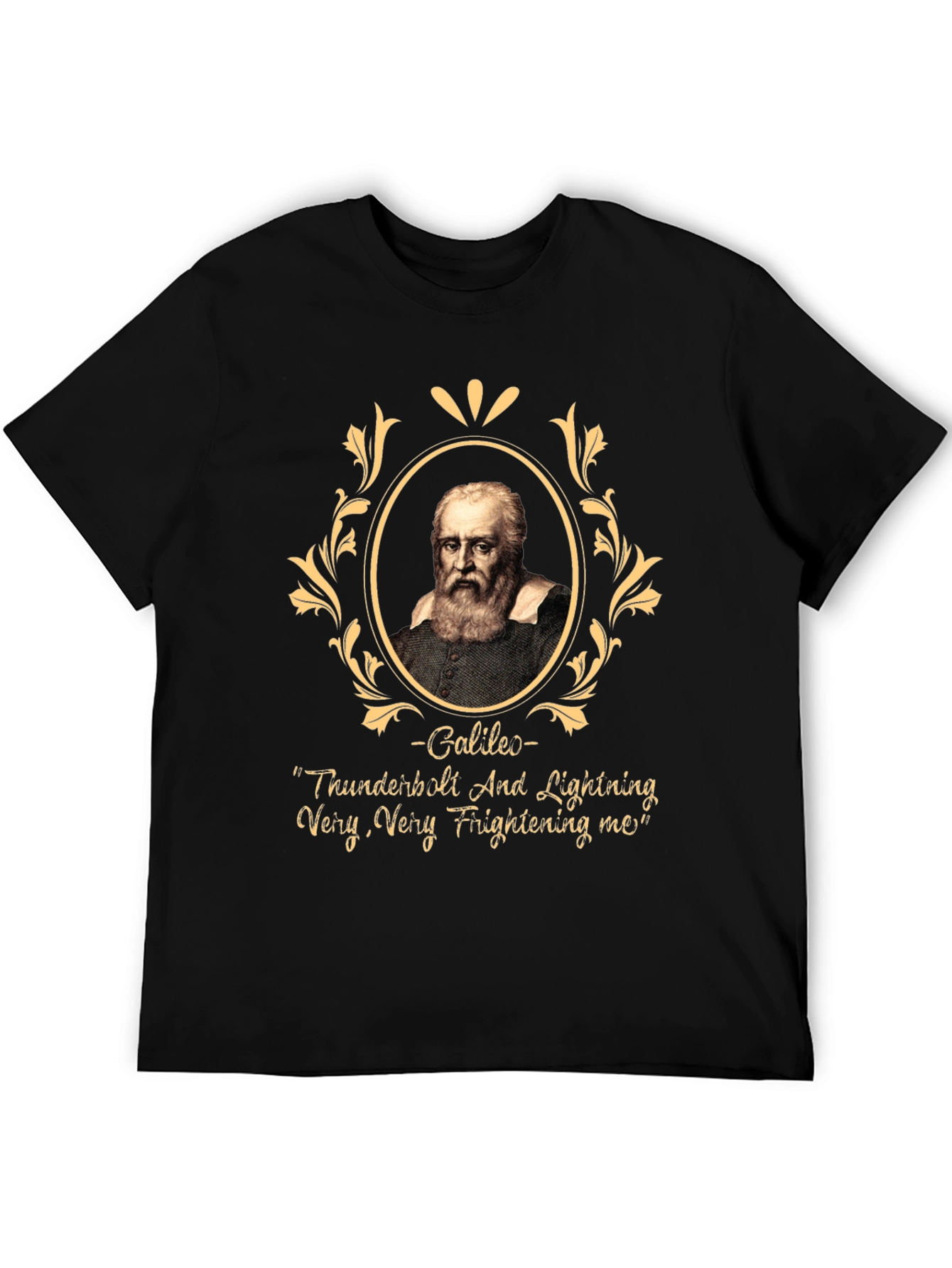 Galileo T-Shirt Thunderbolt and Lightning Funny Music Tee