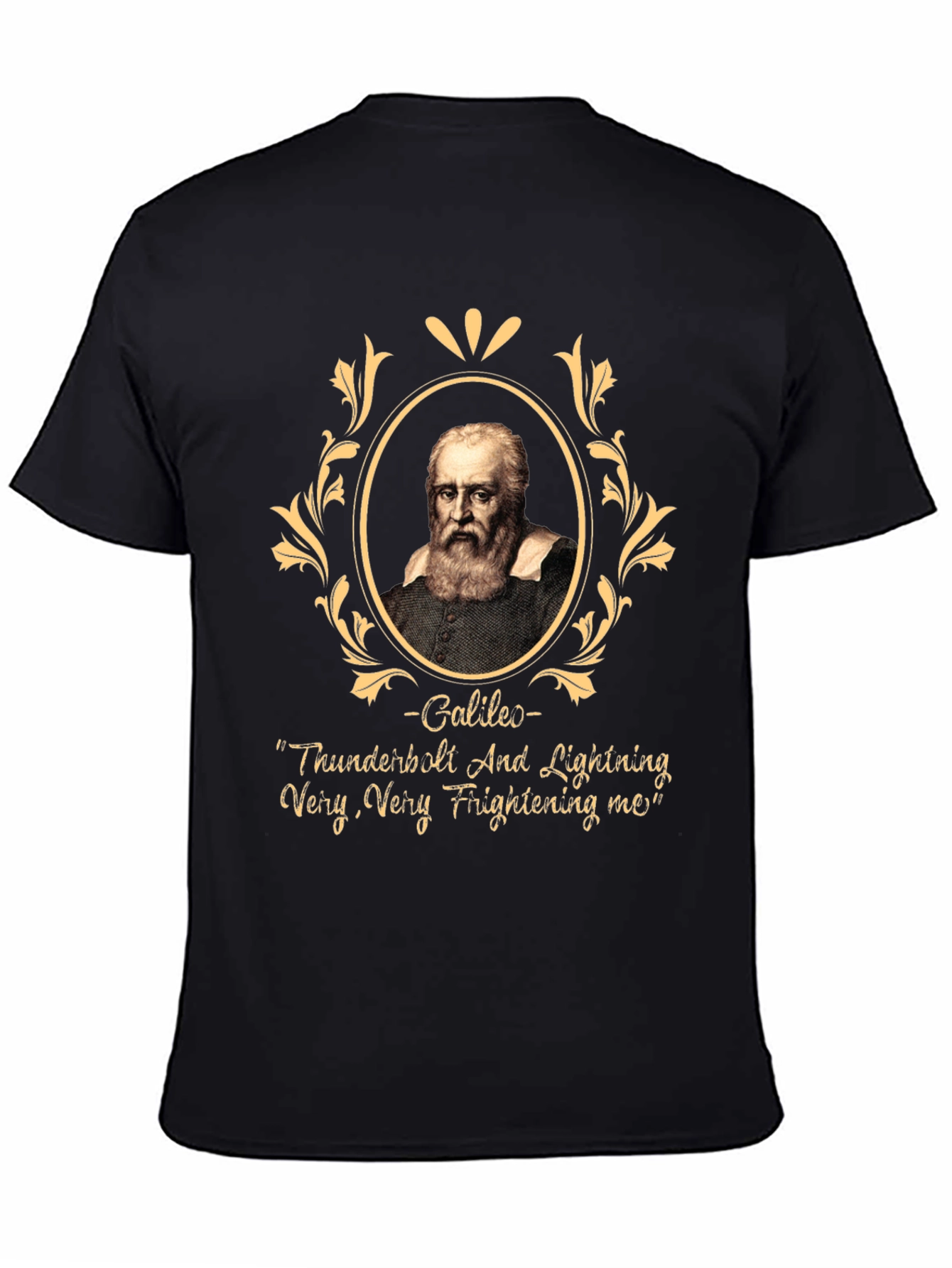 Galileo T-Shirt Thunderbolt and Lightning Funny Music Tee