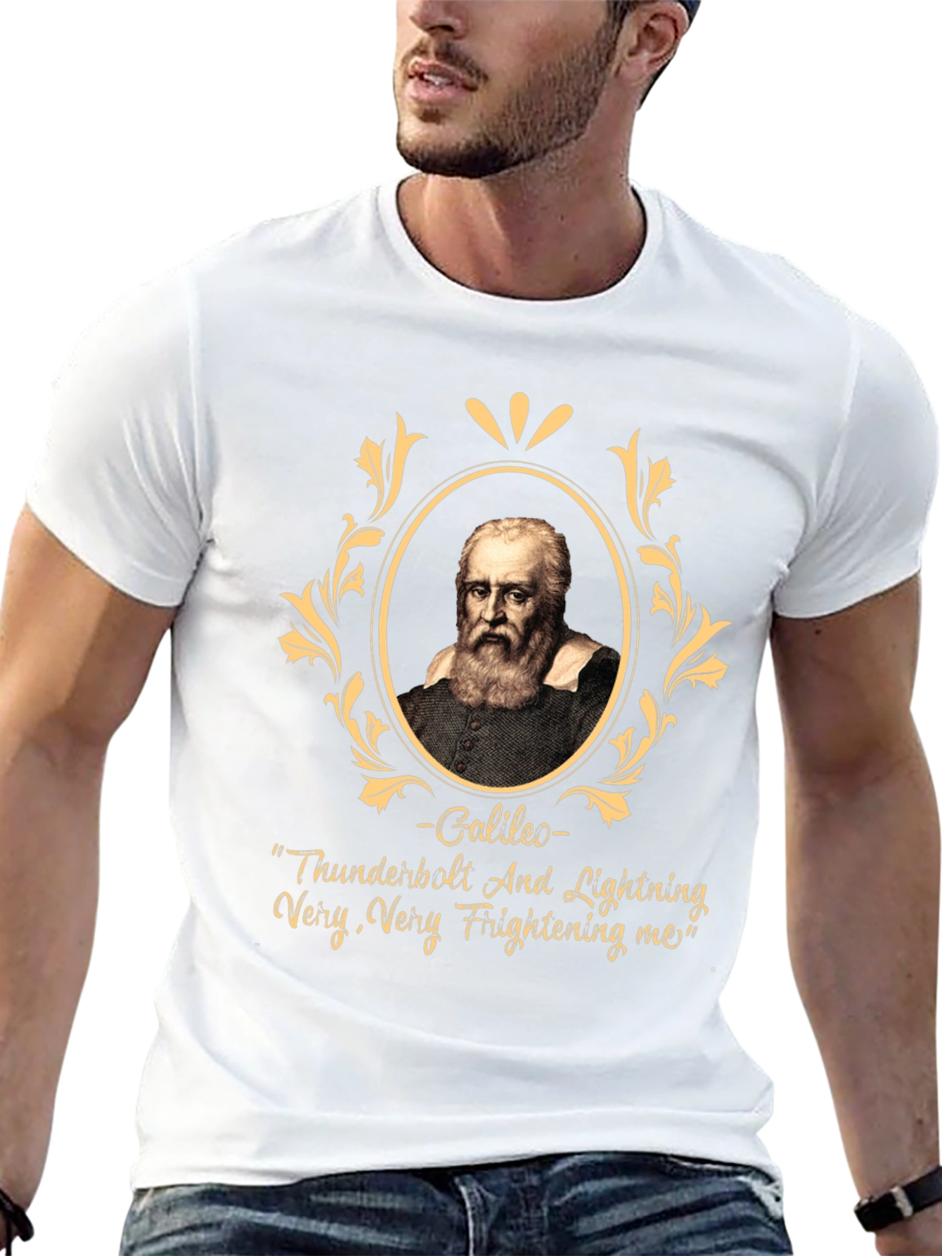 Galileo T-Shirt Thunderbolt and Lightning Funny Music Tee