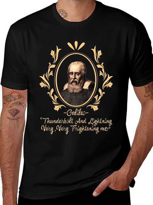 Galileo T-Shirt Thunderbolt and Lightning Funny Music Tee