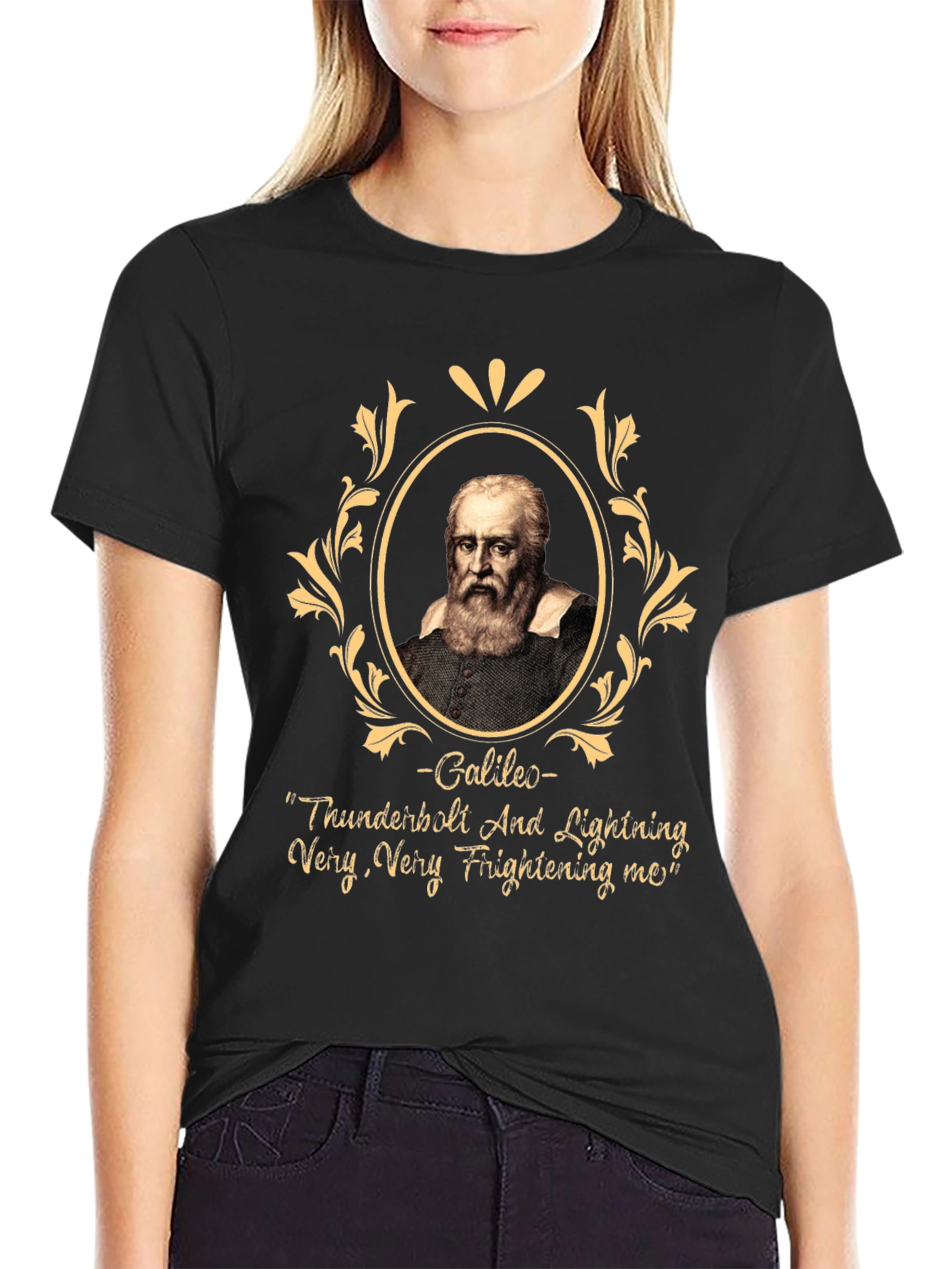Galileo T-Shirt Thunderbolt and Lightning Funny Music Tee
