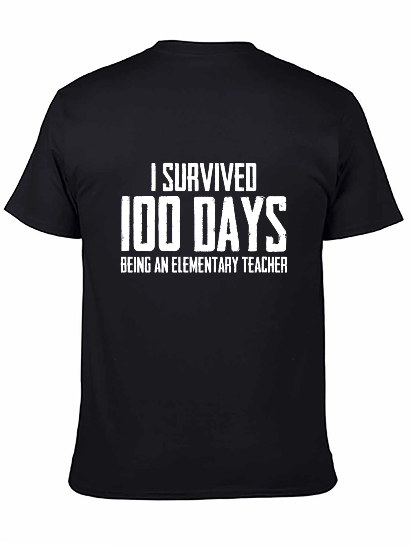 I Survived 100 Days Elementary Teacher T-Shirt