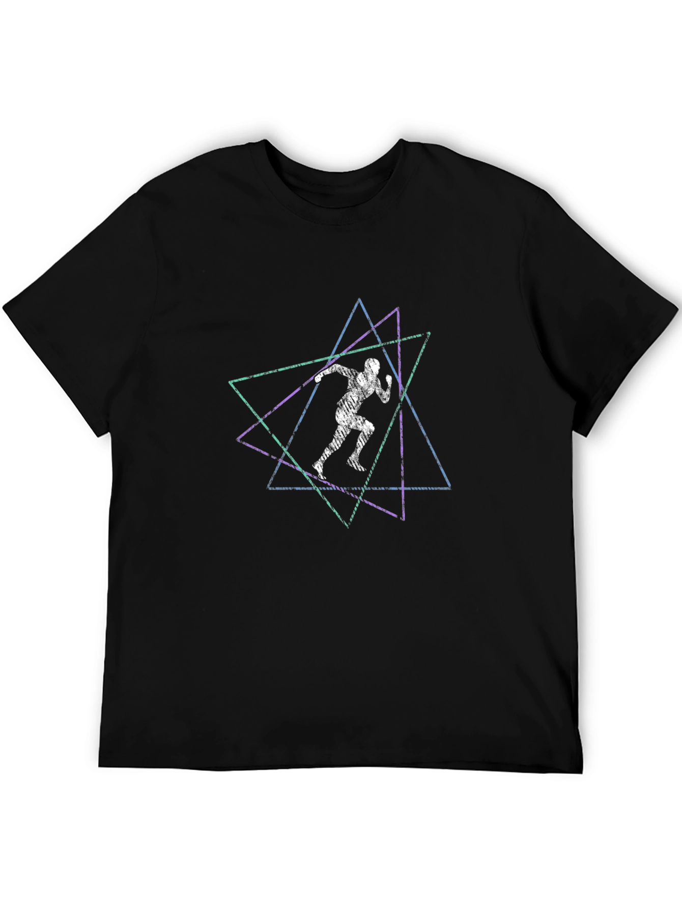 Geometric Runner Graphic Tee