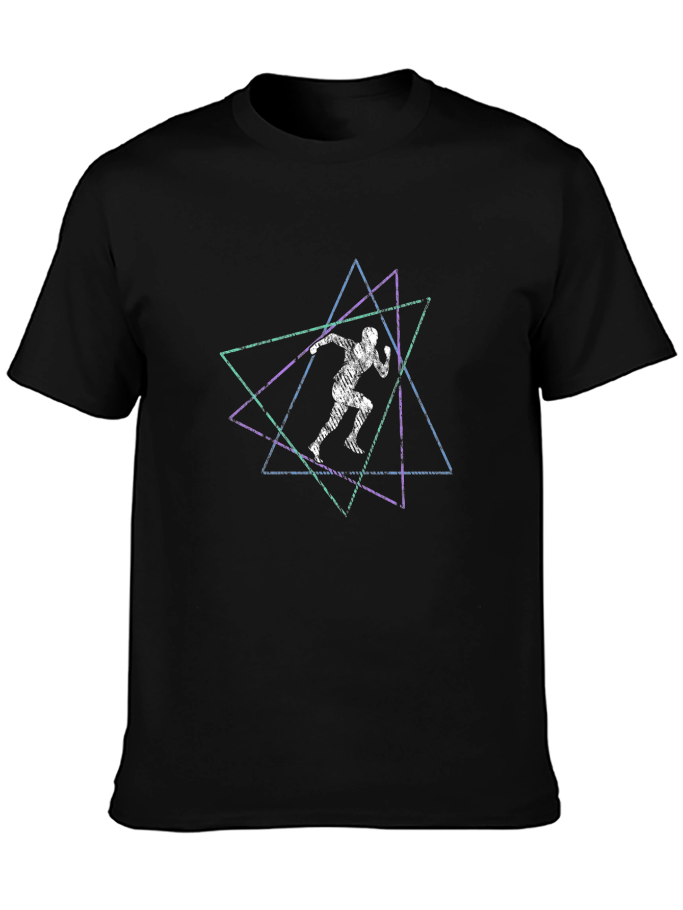 Geometric Runner Graphic Tee