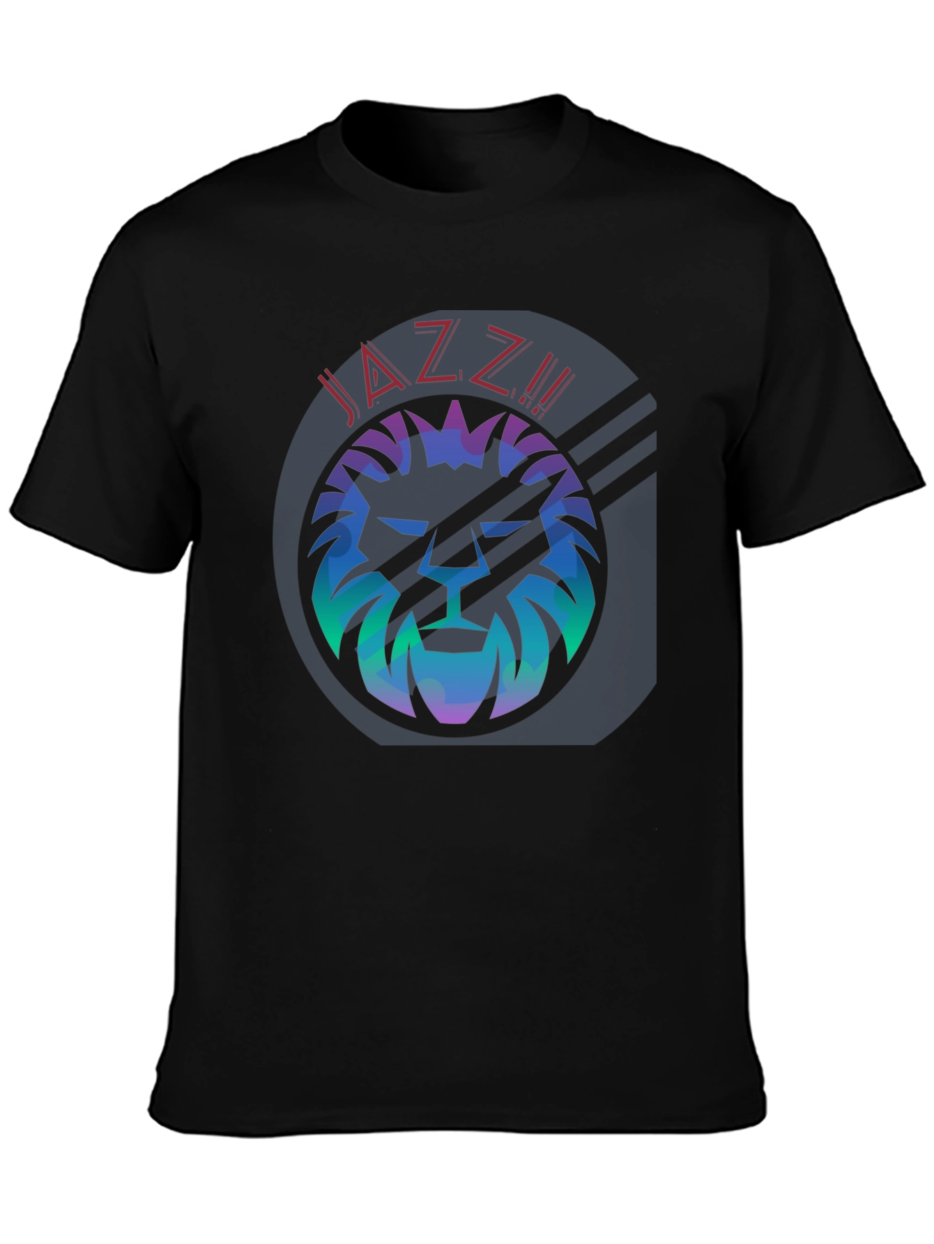 Cool Jazz Lion Graphic T-Shirt - Trendy Tee
