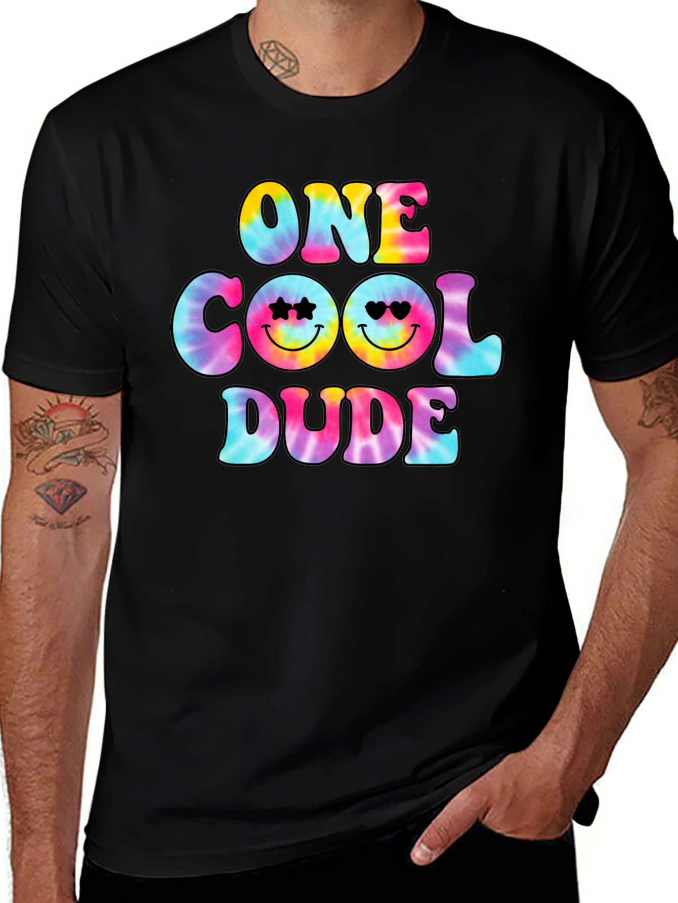 One Cool Dude Tie Dye T-Shirt