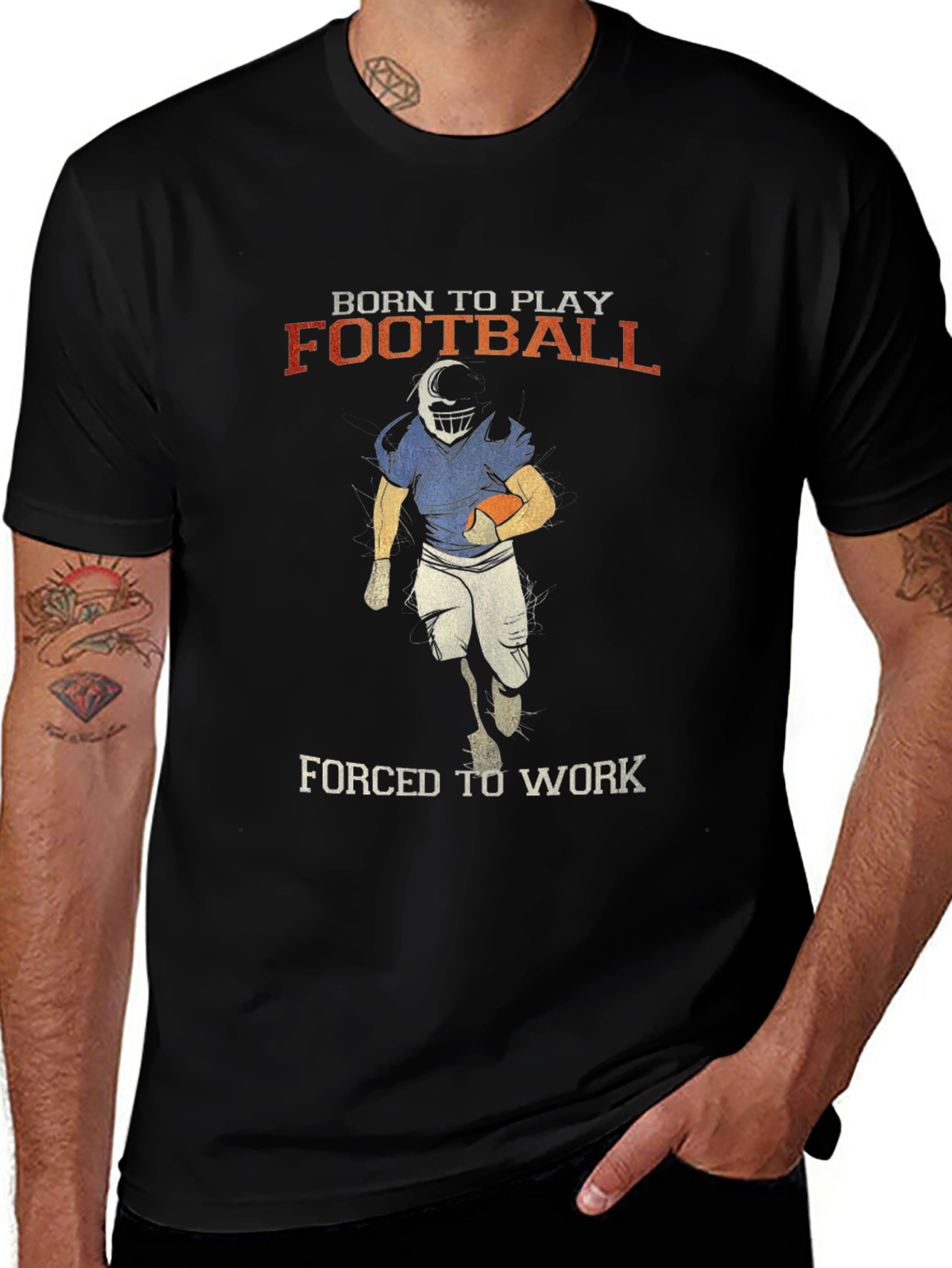 Born to Play Football T-Shirt