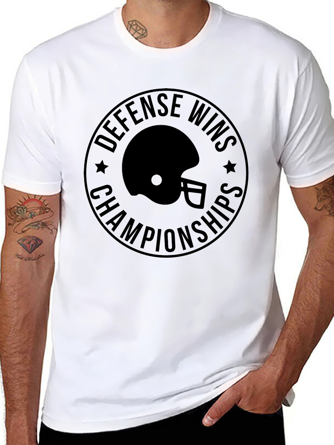 Defense Wins Championships Graphic T-Shirt