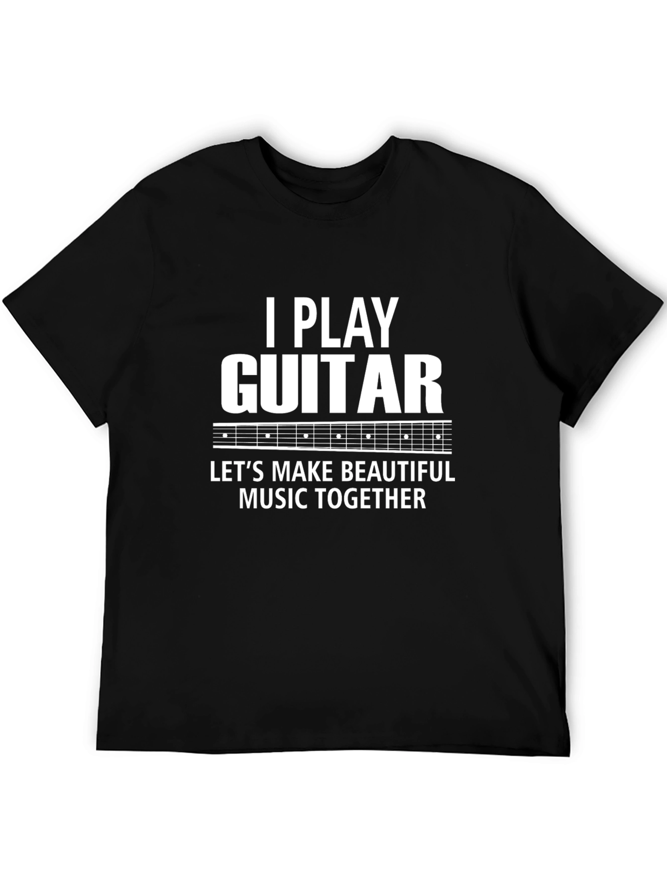 I Play Guitar Graphic T-Shirt - Musician Tee