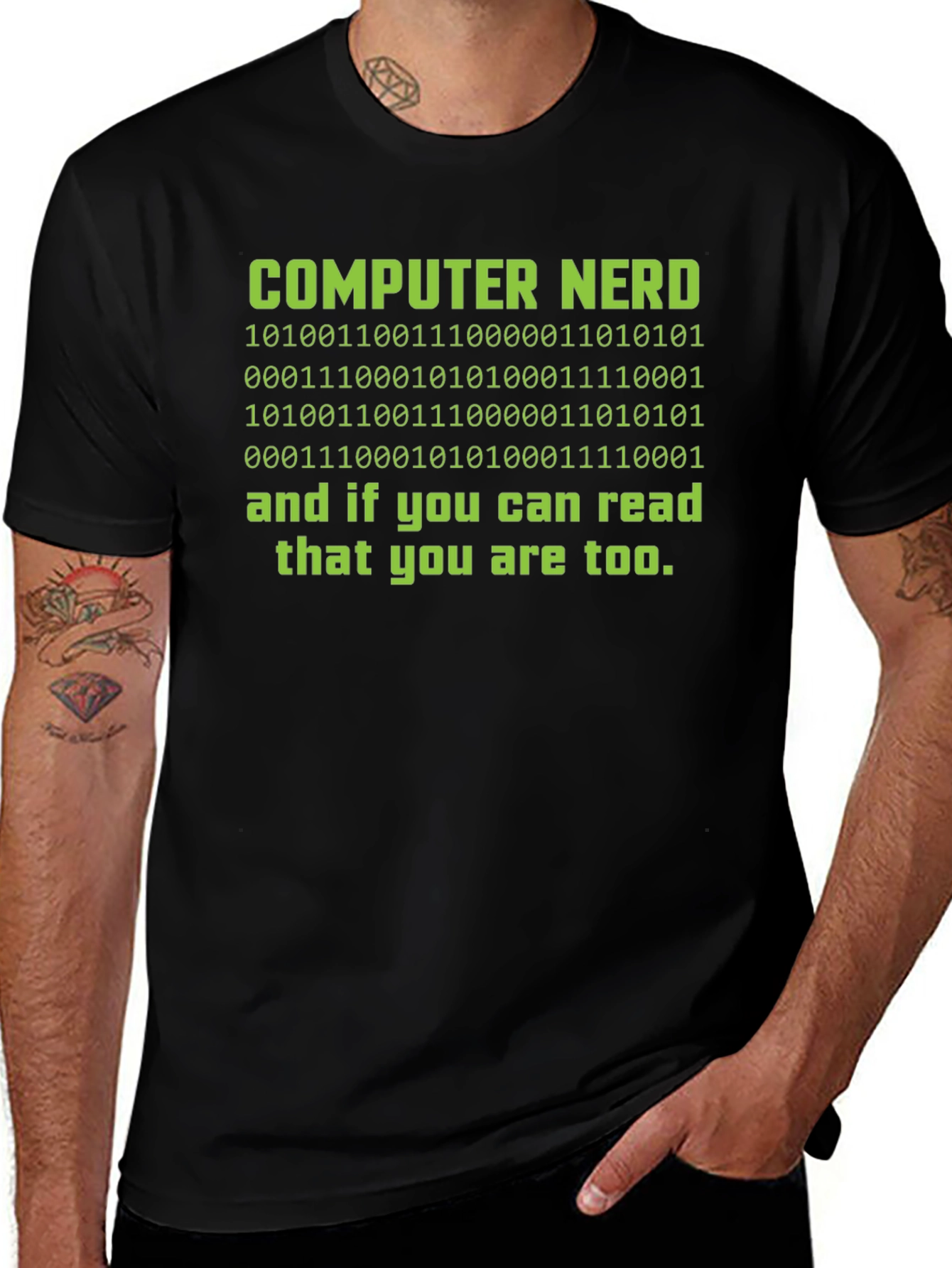 Computer Nerd Binary Code T-Shirt
