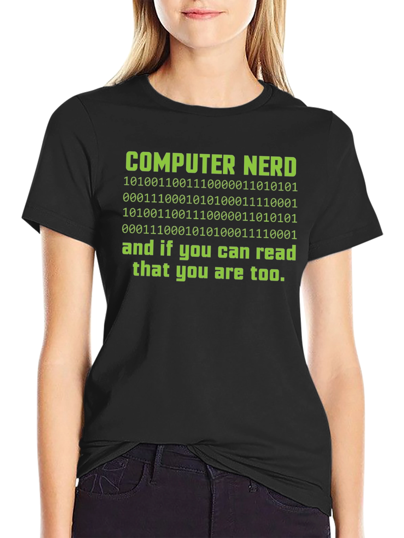 Computer Nerd Binary Code T-Shirt