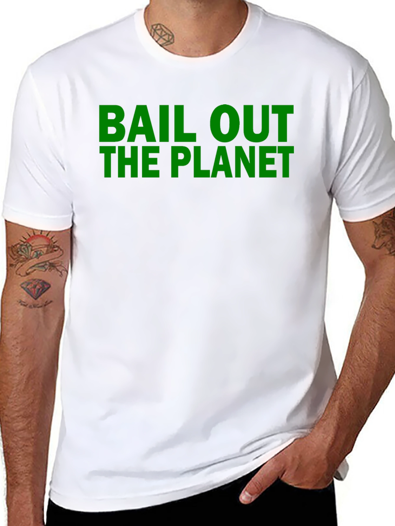 Bail Out the Planet Tee - Eco-Conscious T-Shirt