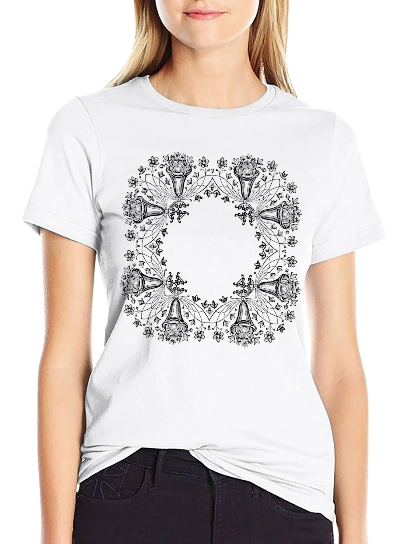 Graphic Print Black T-Shirt - Stylish & Comfortable