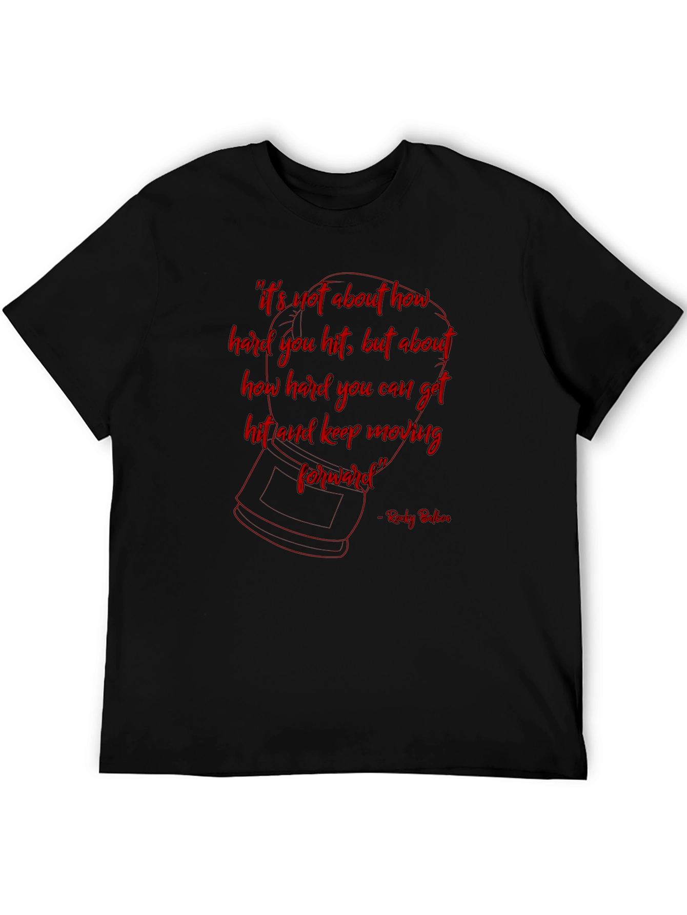 Rocky Balboa Inspirational Quote T-Shirt