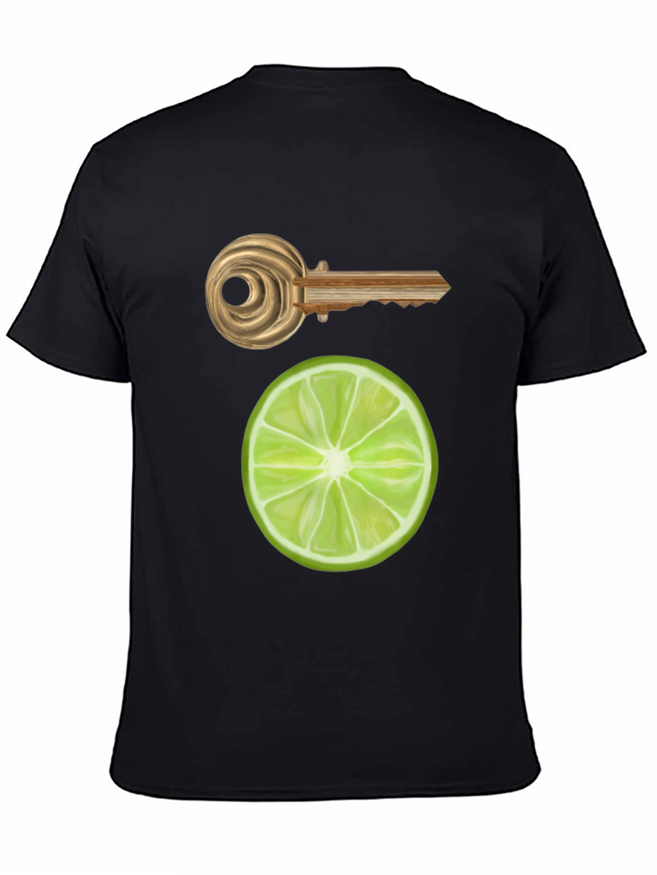 Key Lime Graphic Tee - Novelty Fruit Design