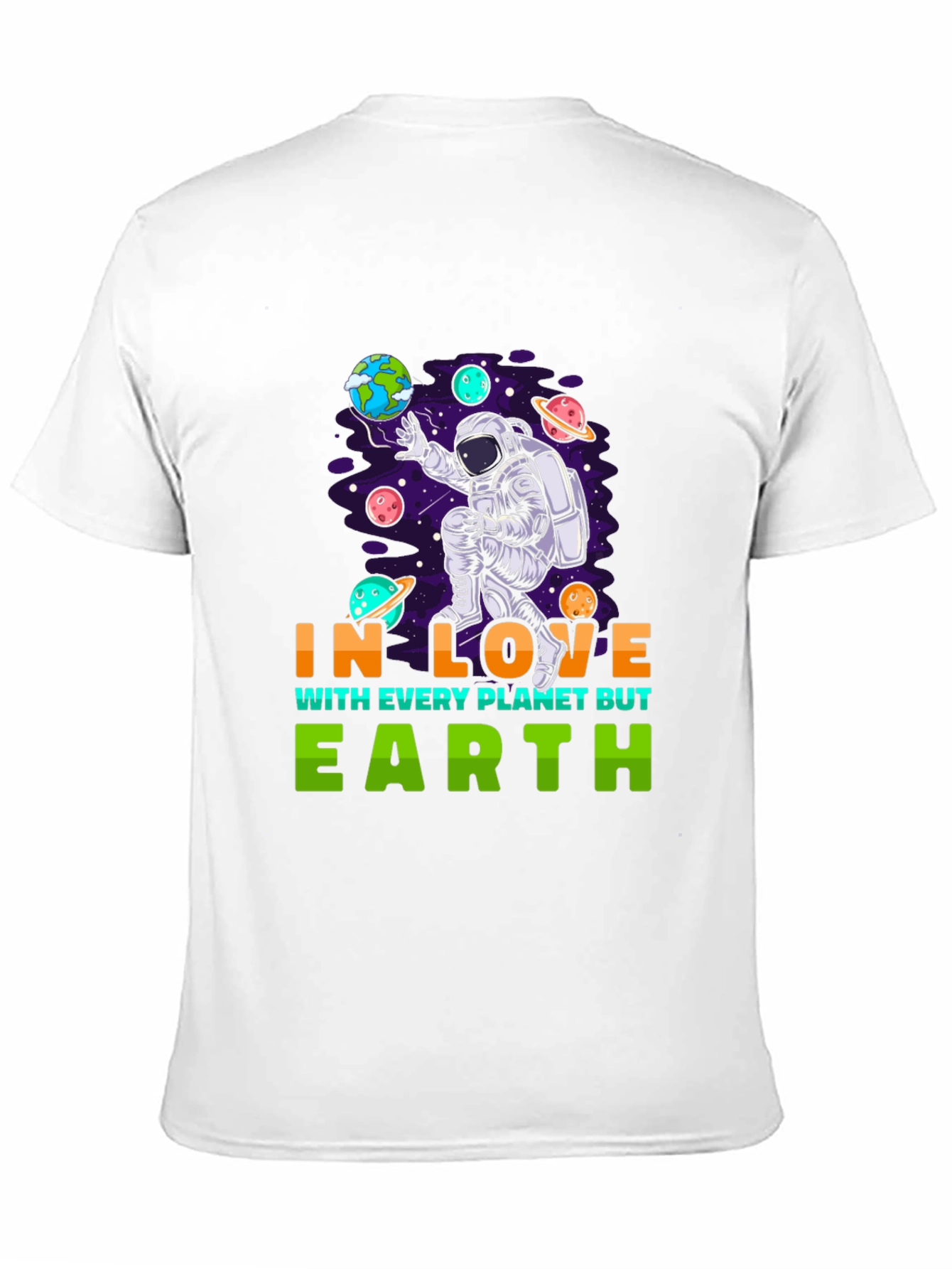In Love With Every Planet But Earth Graphic Tee