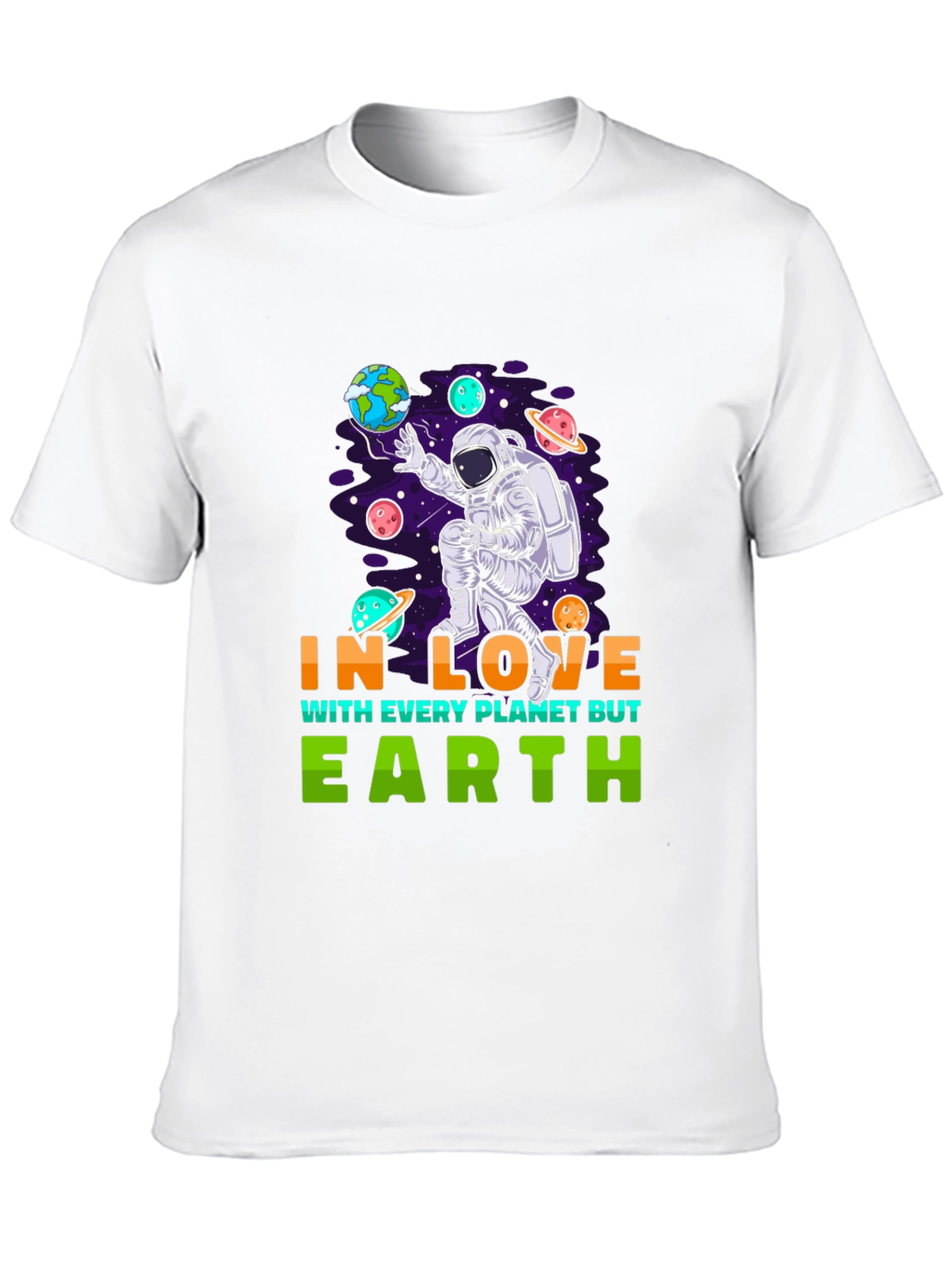 In Love With Every Planet But Earth Graphic Tee