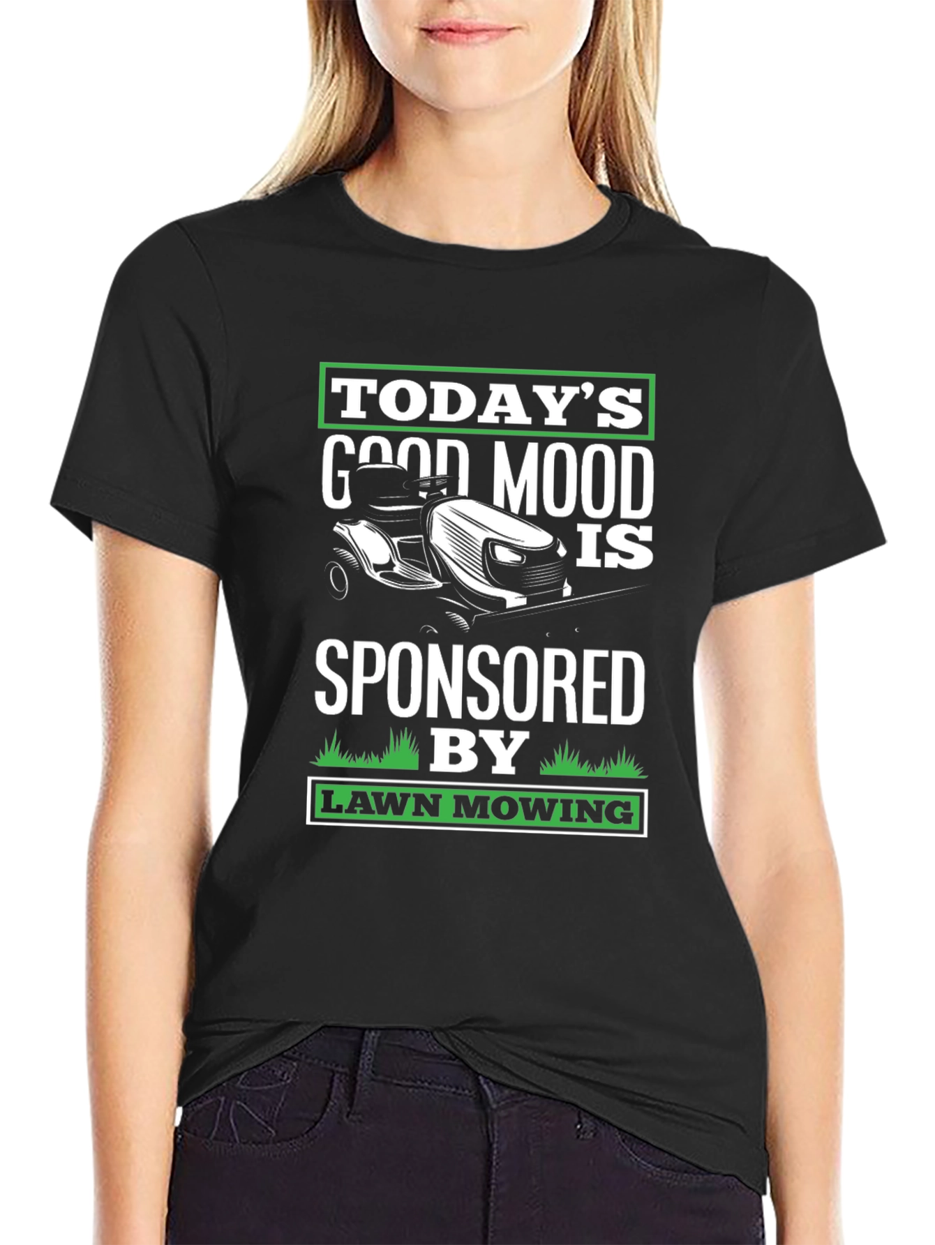 Lawn Mowing Sponsored T-Shirt